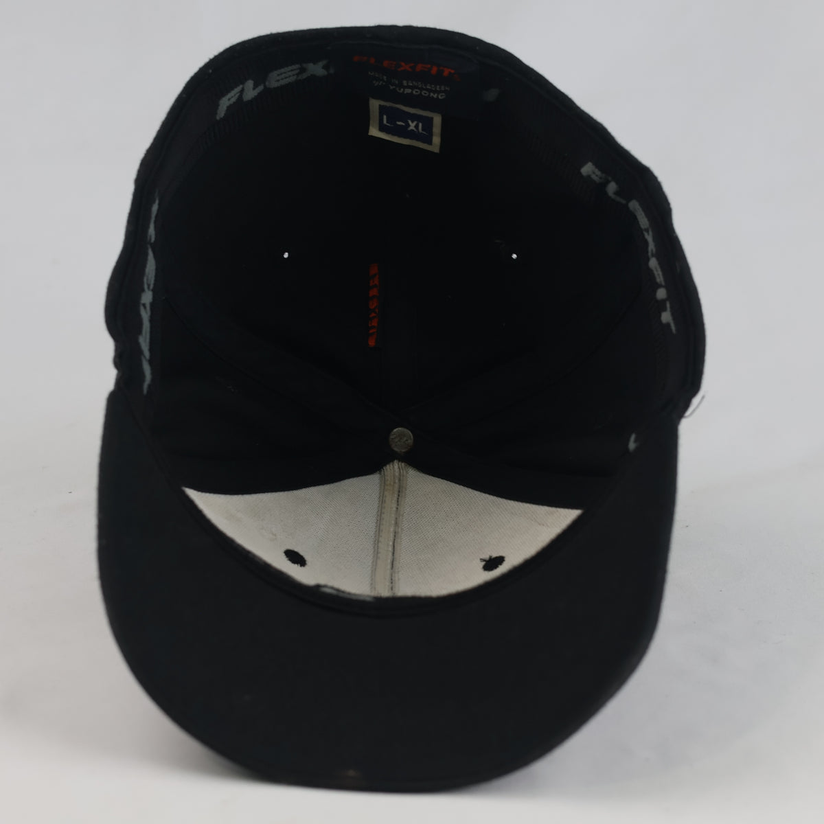 Thrifted Flexfit Yupoong Classic Black Blank Baseball Cap (58-60 cm) |10691