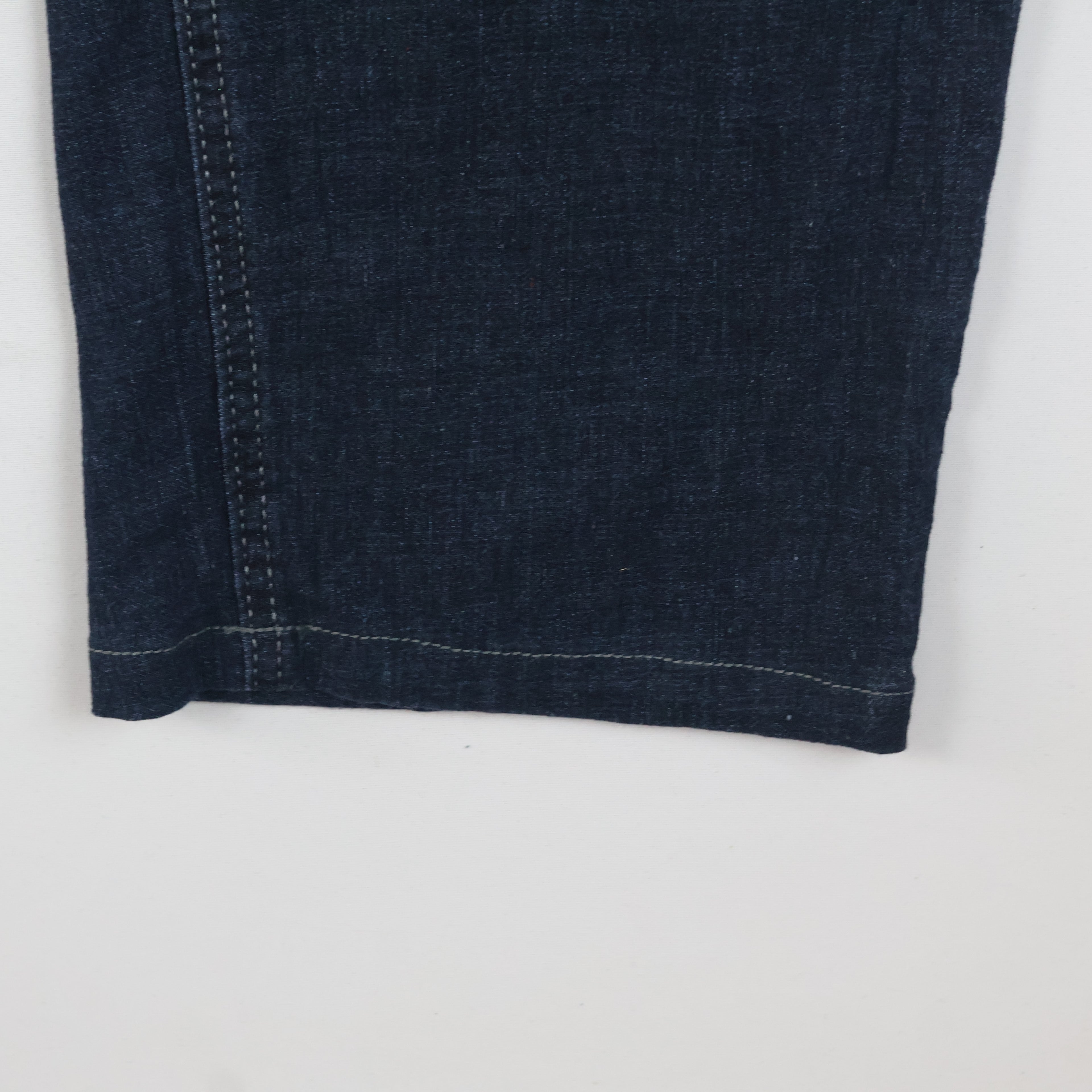 Thrifted Benepole Men's Dark Indigo Straight Leg Jeans 38 Waist/ J1044