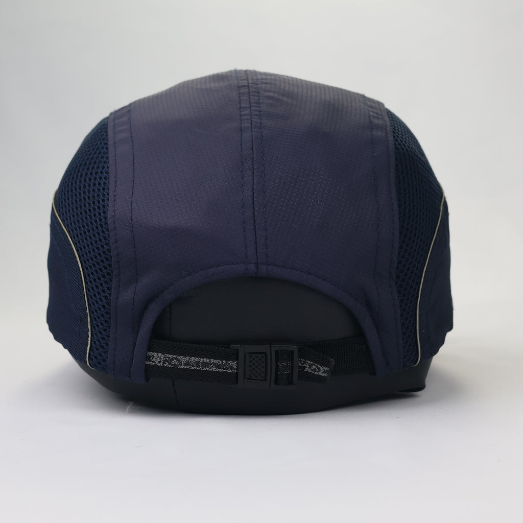 Retro Airwalk Sport Tech 5-Panel Style Mesh Hat – Navy Blue