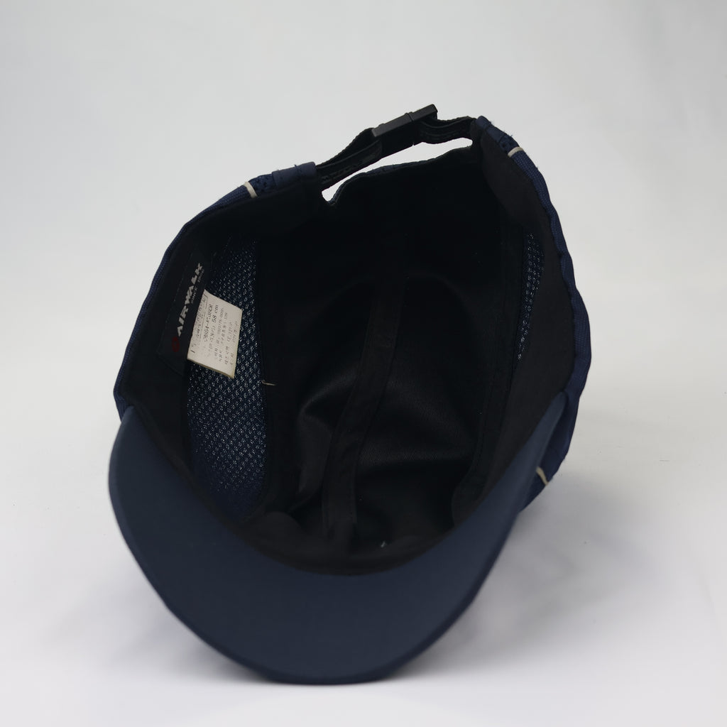 Retro Airwalk Sport Tech 5-Panel Style Mesh Hat – Navy Blue