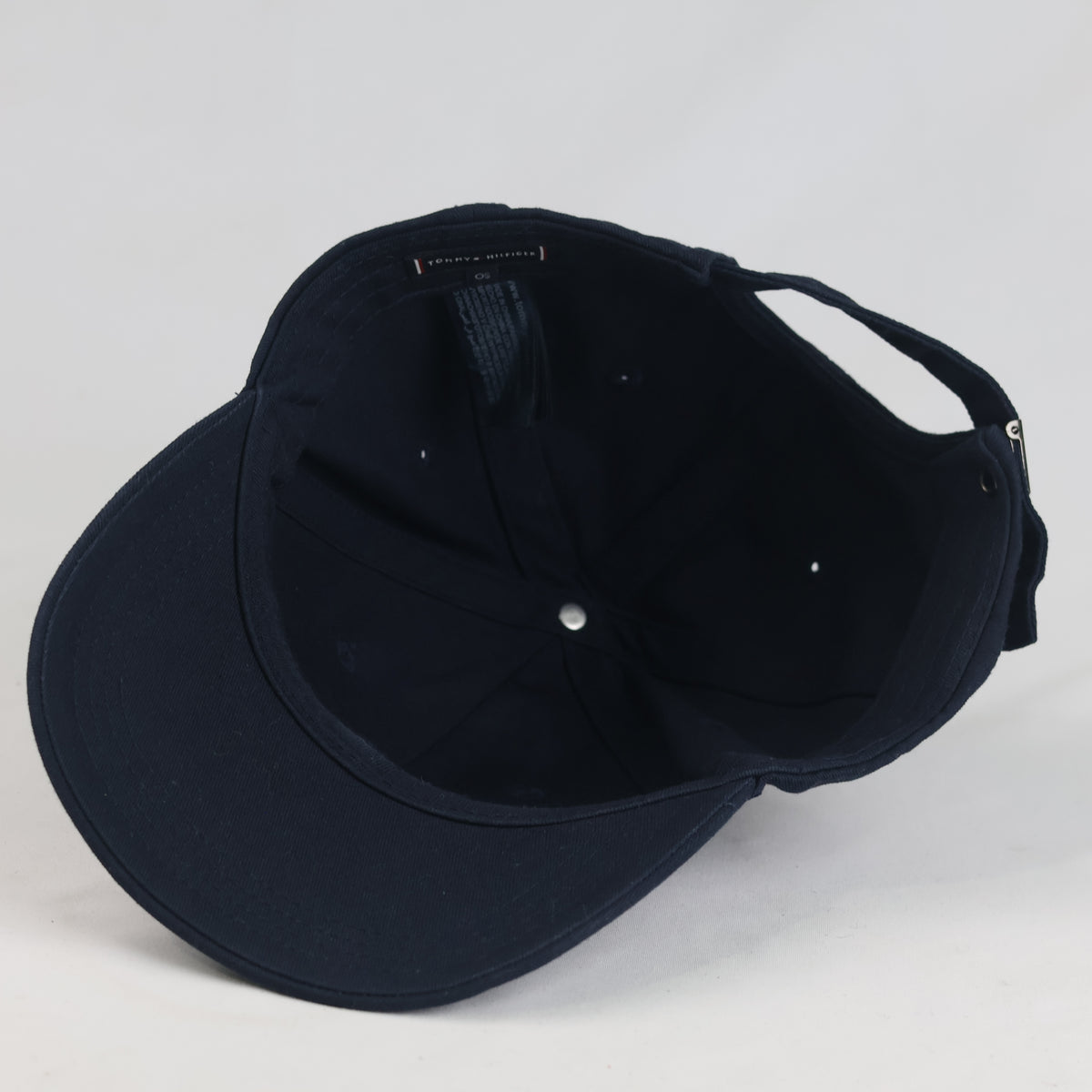 Thrifted Tommy Hilfiger Navy Cotton Strapback Cap (57-59 cm) |10700
