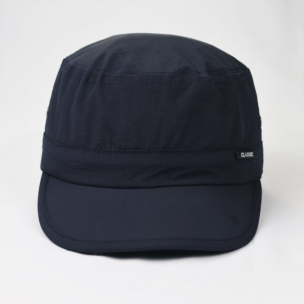 Classic Navy Blue Military Cadet Cap – Adjustable Patrol Hat