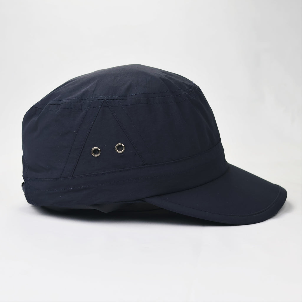 Classic Navy Blue Military Cadet Cap – Adjustable Patrol Hat