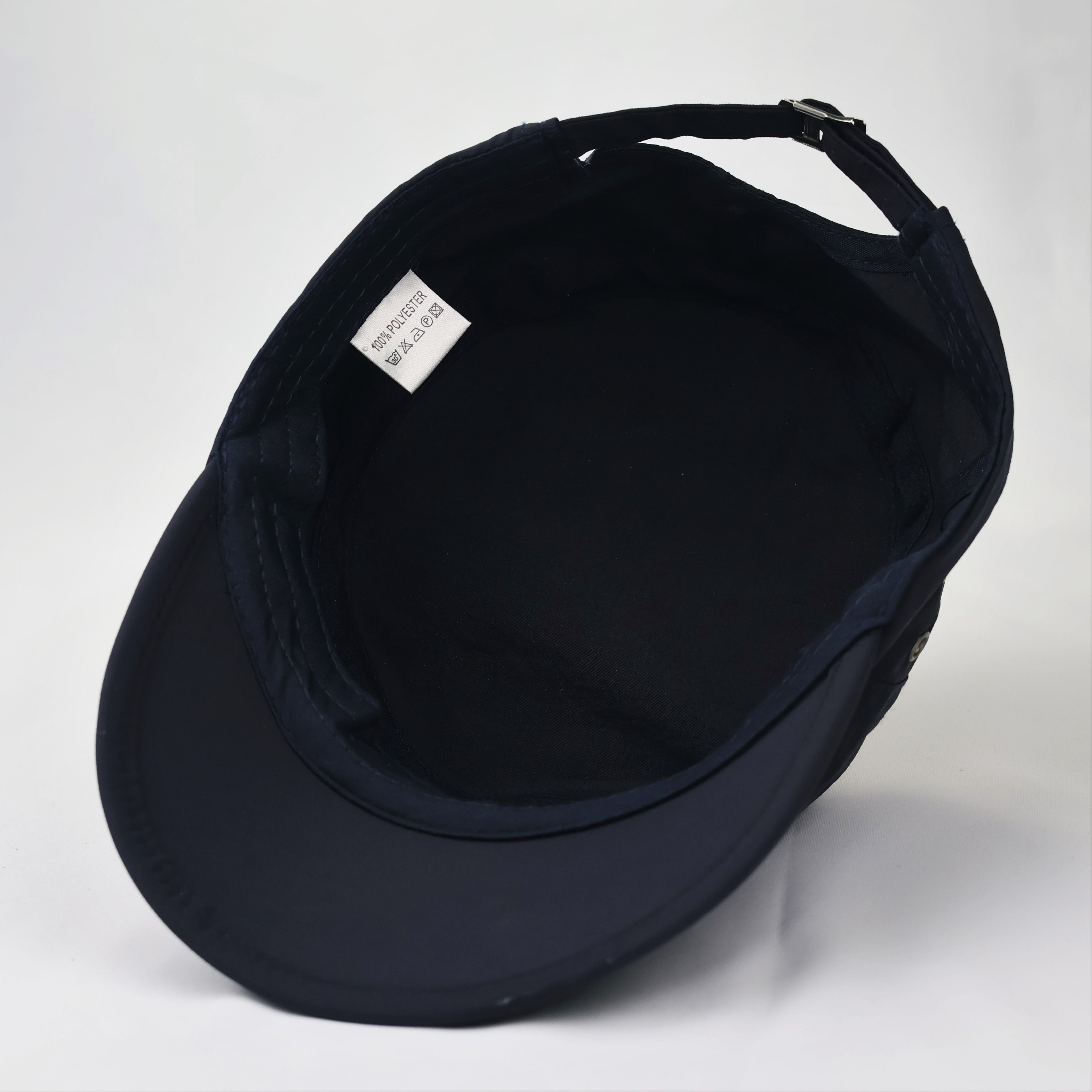 Classic Navy Blue Military Cadet Cap – Adjustable Patrol Hat