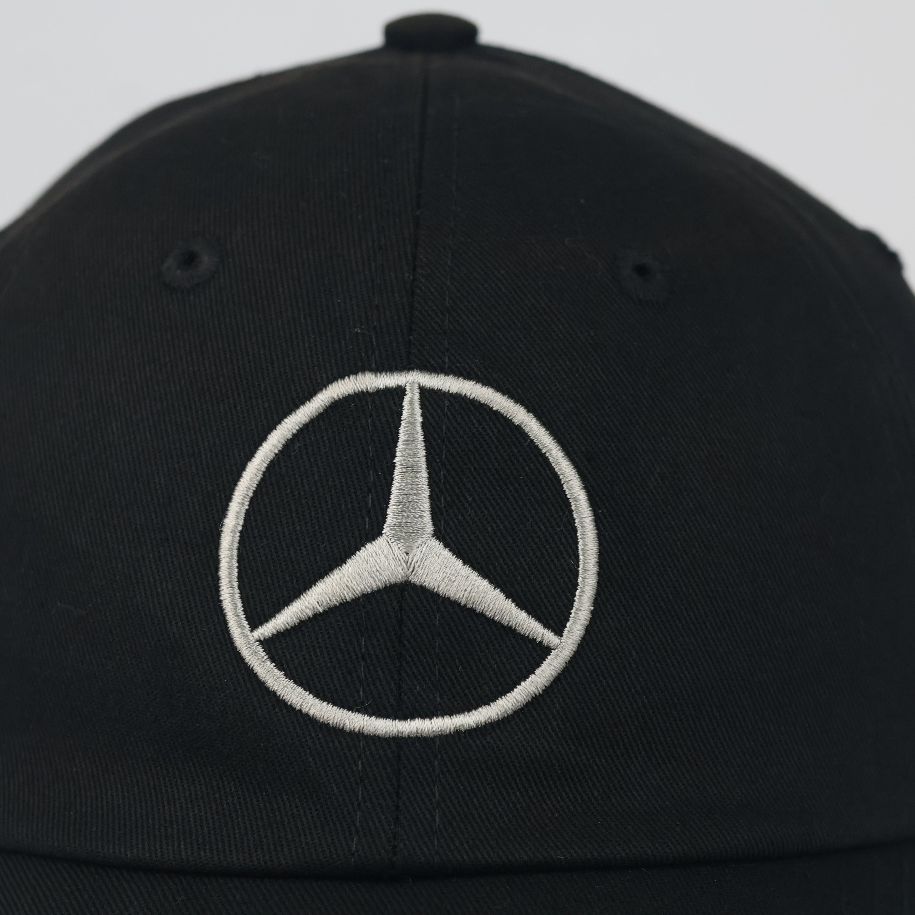 Thrifted Mercedes Benz Classic Logo Baseball Cap - Size 56-58cm