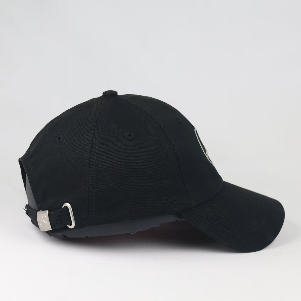Thrifted Mercedes Benz Classic Logo Baseball Cap - Size 56-58cm