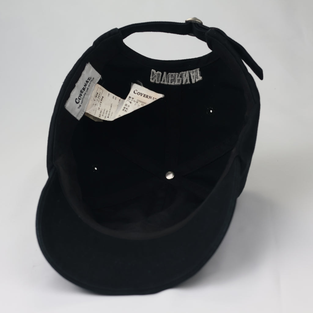 Authentic Covernat Embroidered Logo Thrifted Cotton Cap – Unisex Navy Blue