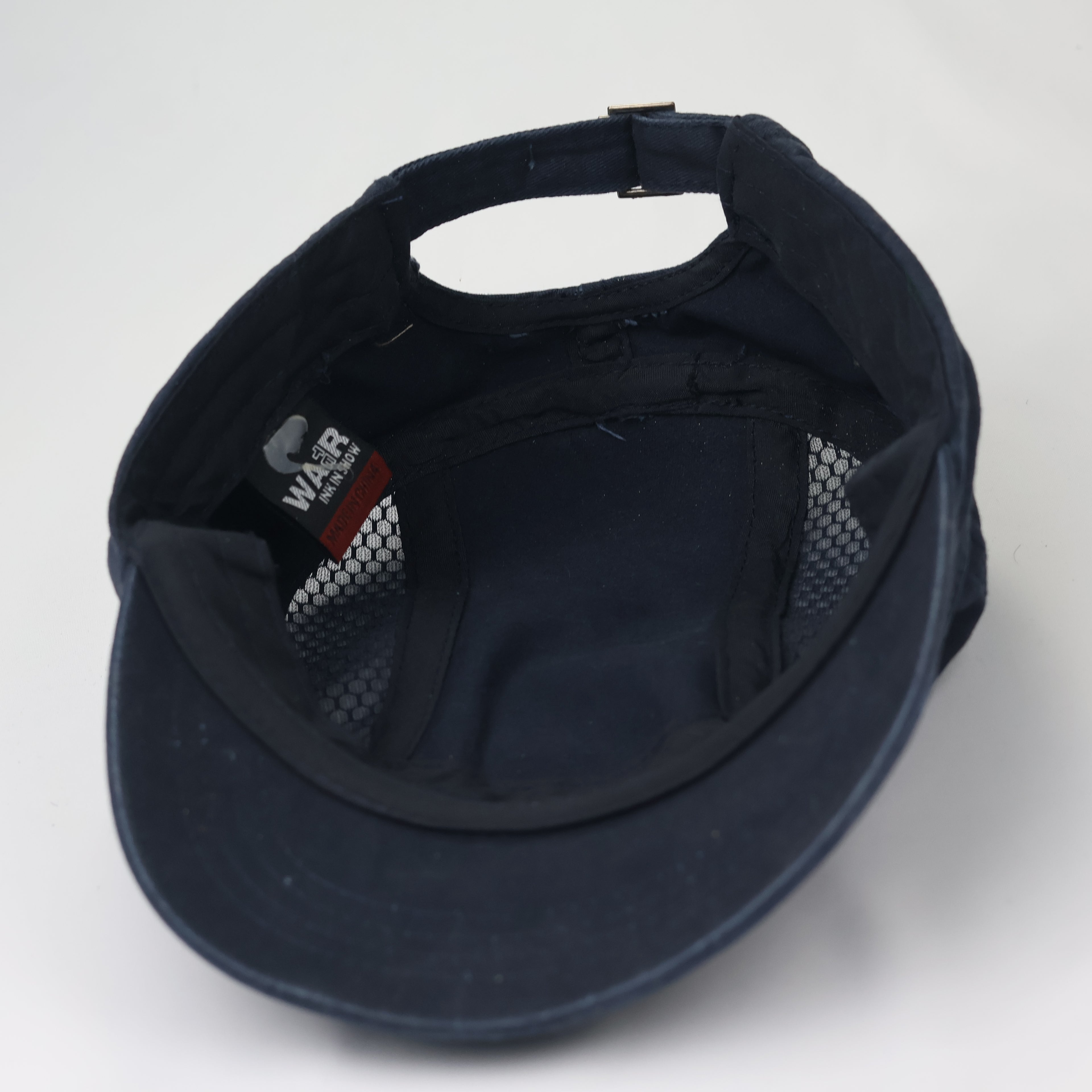 Navy Blue Cotton Cadet Cap - Urban Patrol Style - Size 56-58cm