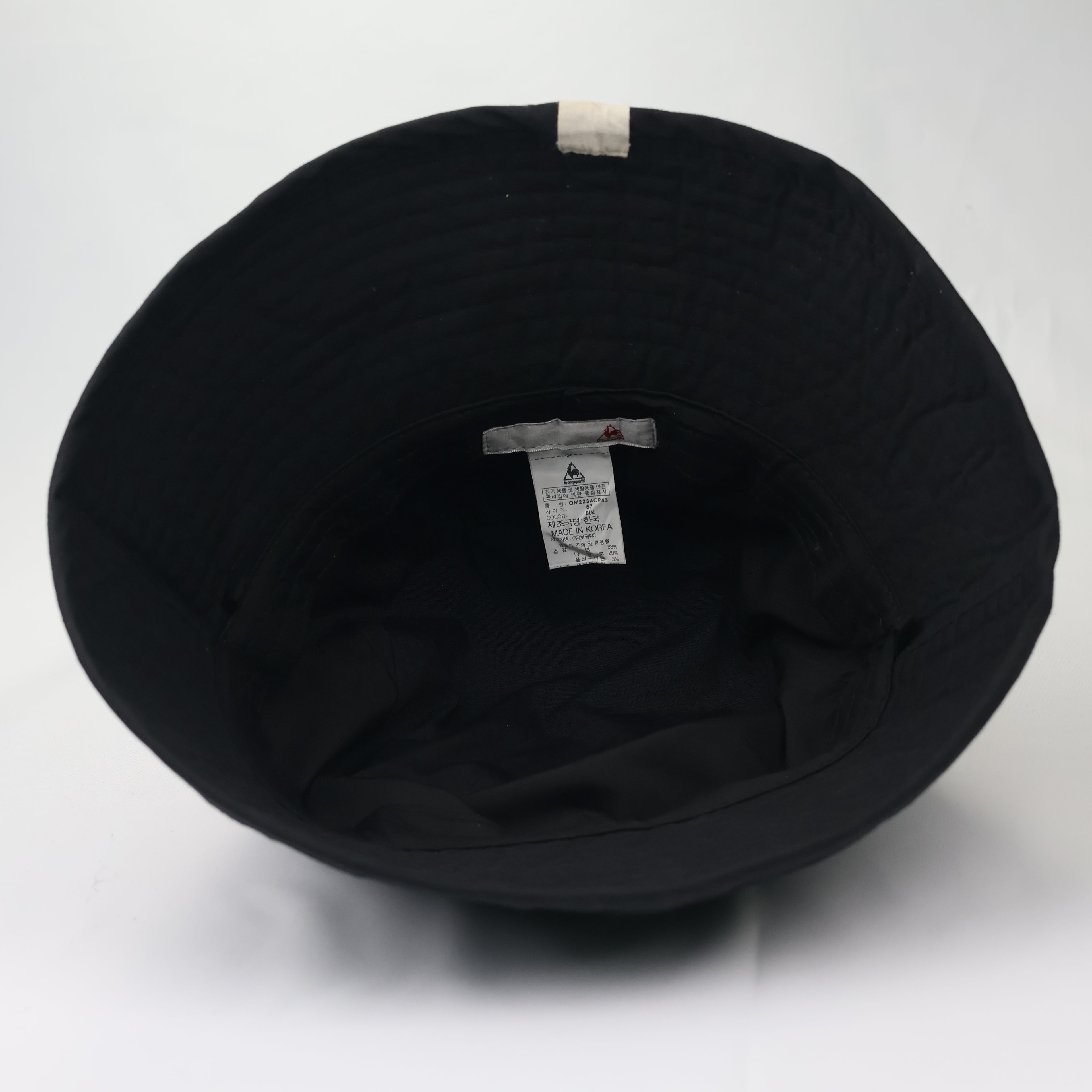 Premium Le Coq Sportif Made in Korea Sun Hat - Minimalist Black