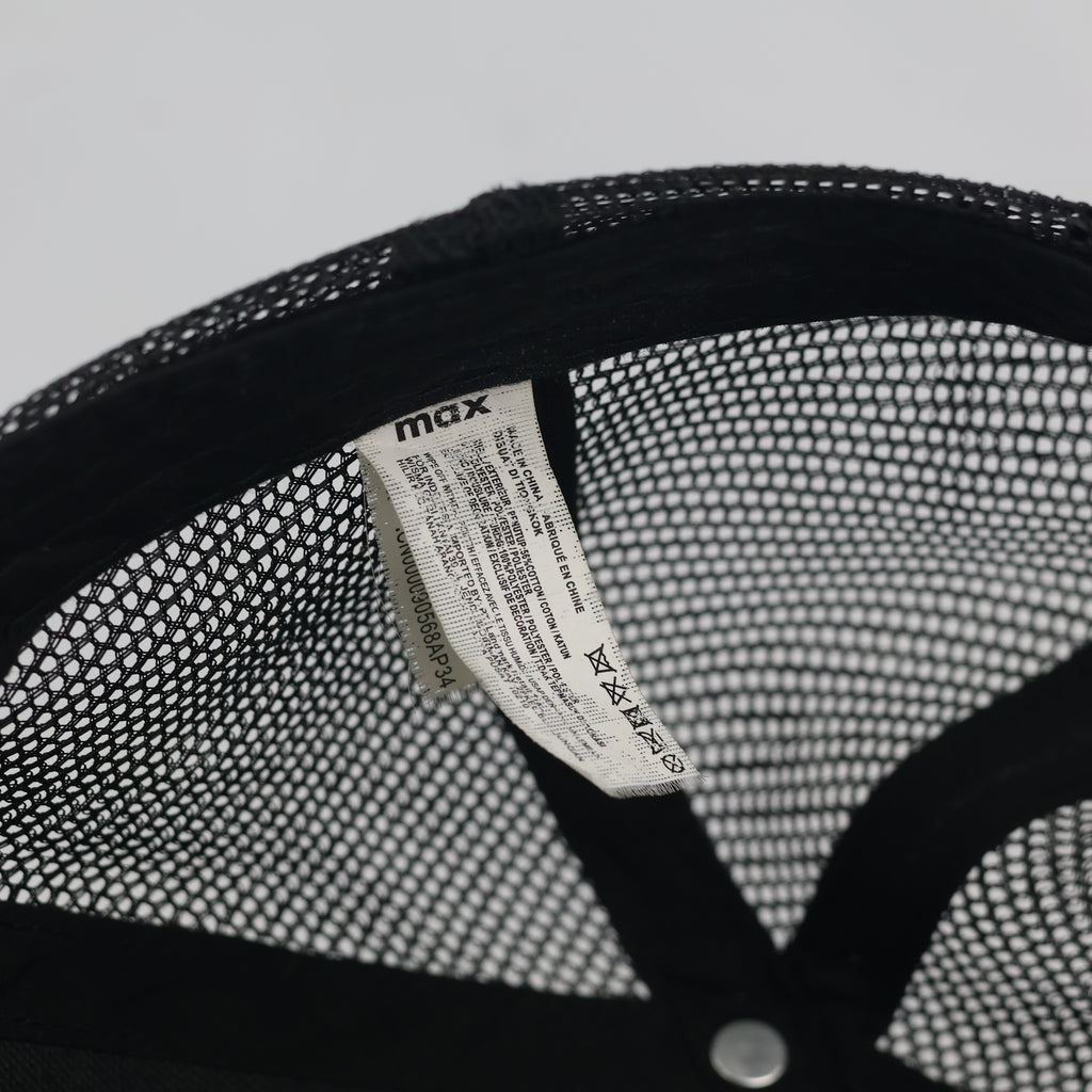 Thrifted Max NYC Embroidered Mesh Trucker Cap - Size 57-59cm