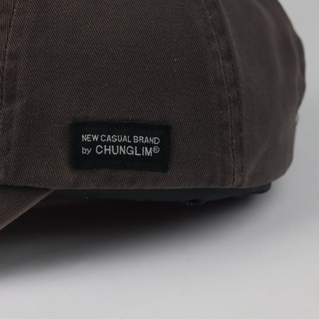 Thrifted Michel Klein Paris Brown Patchwork Baseball Cap - Size 56-58cm