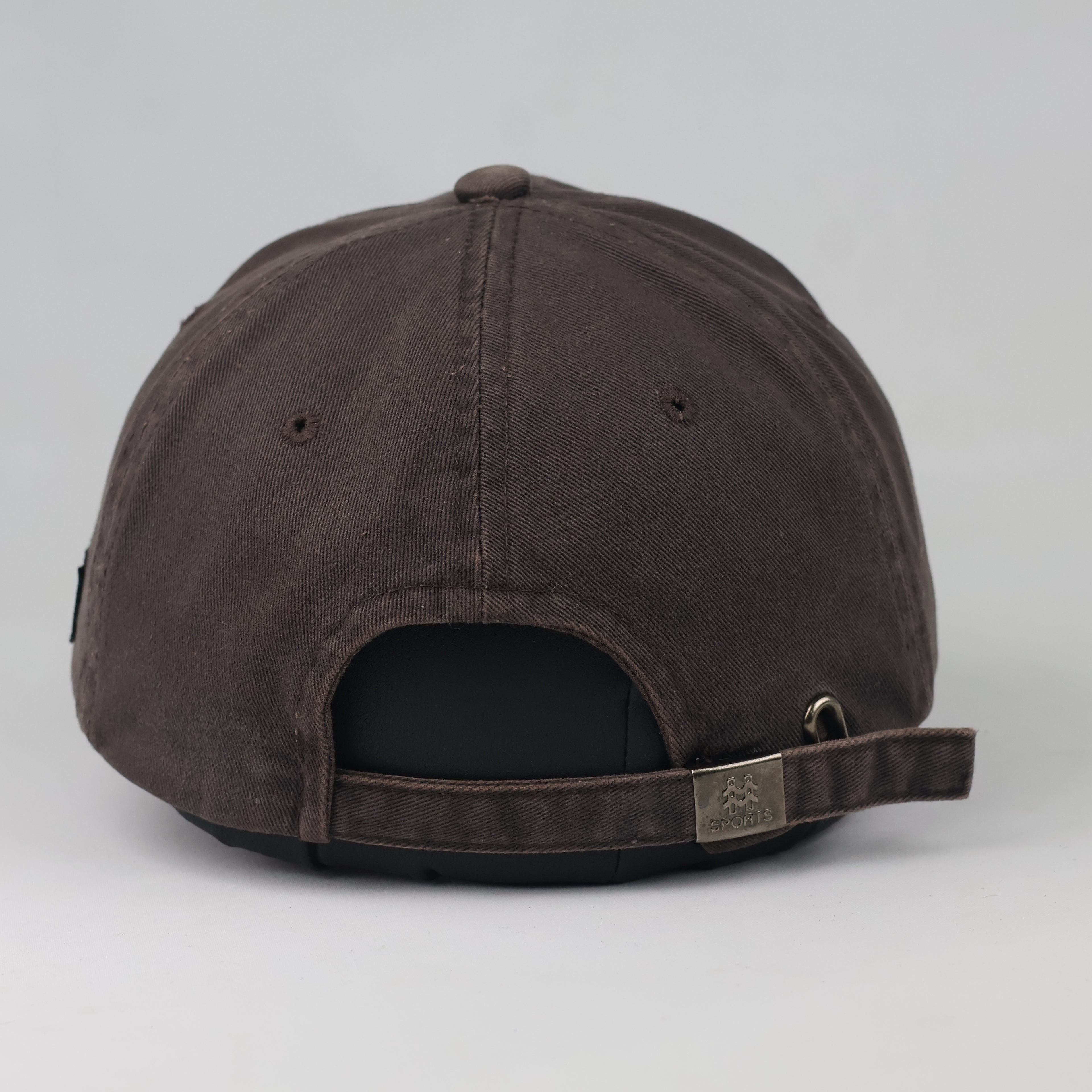 Thrifted Michel Klein Paris Brown Patchwork Baseball Cap - Size 56-58cm