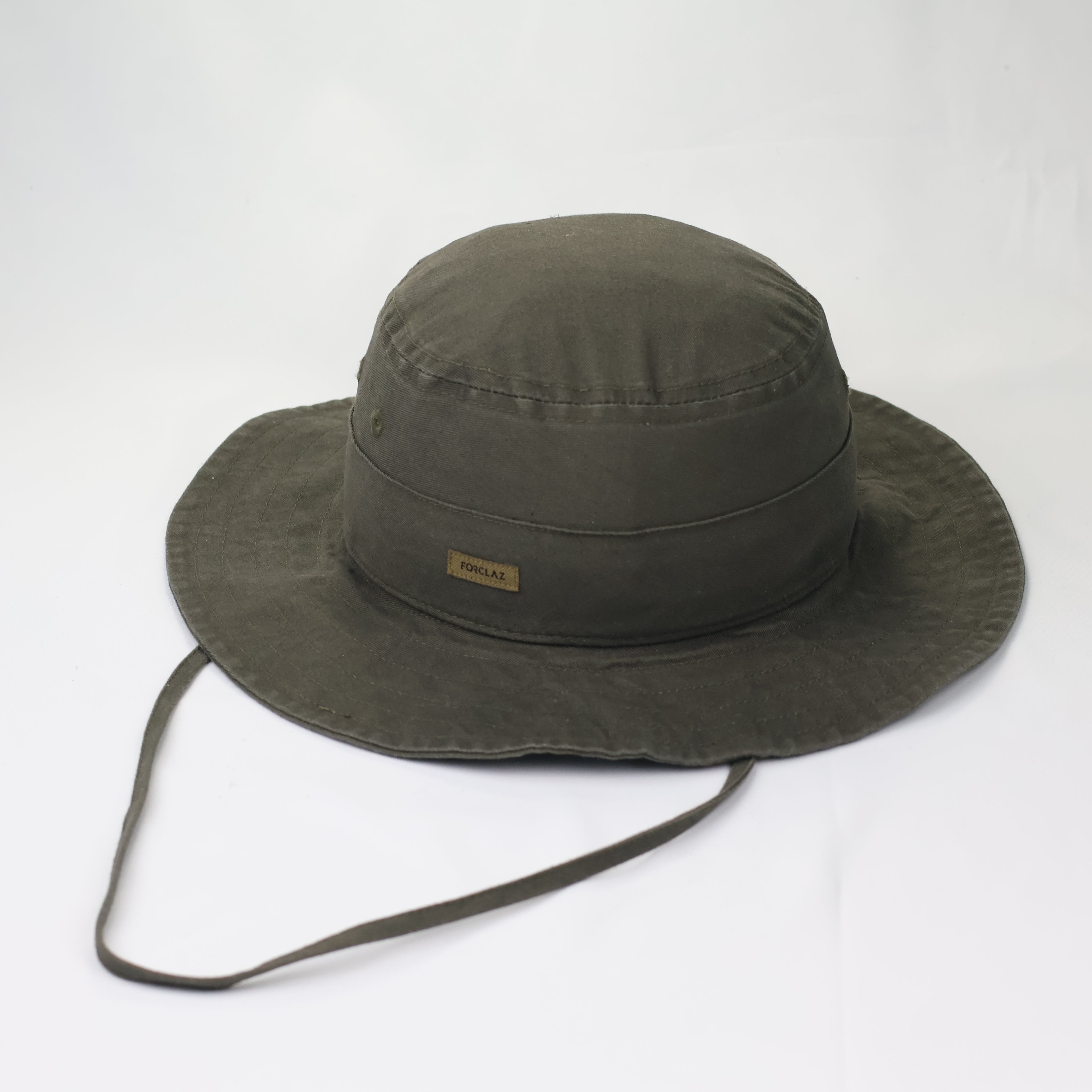 Forclaz by Decathlon Outdoor Thrifted Sun Hat with Chin Strap - Unisex 56cm