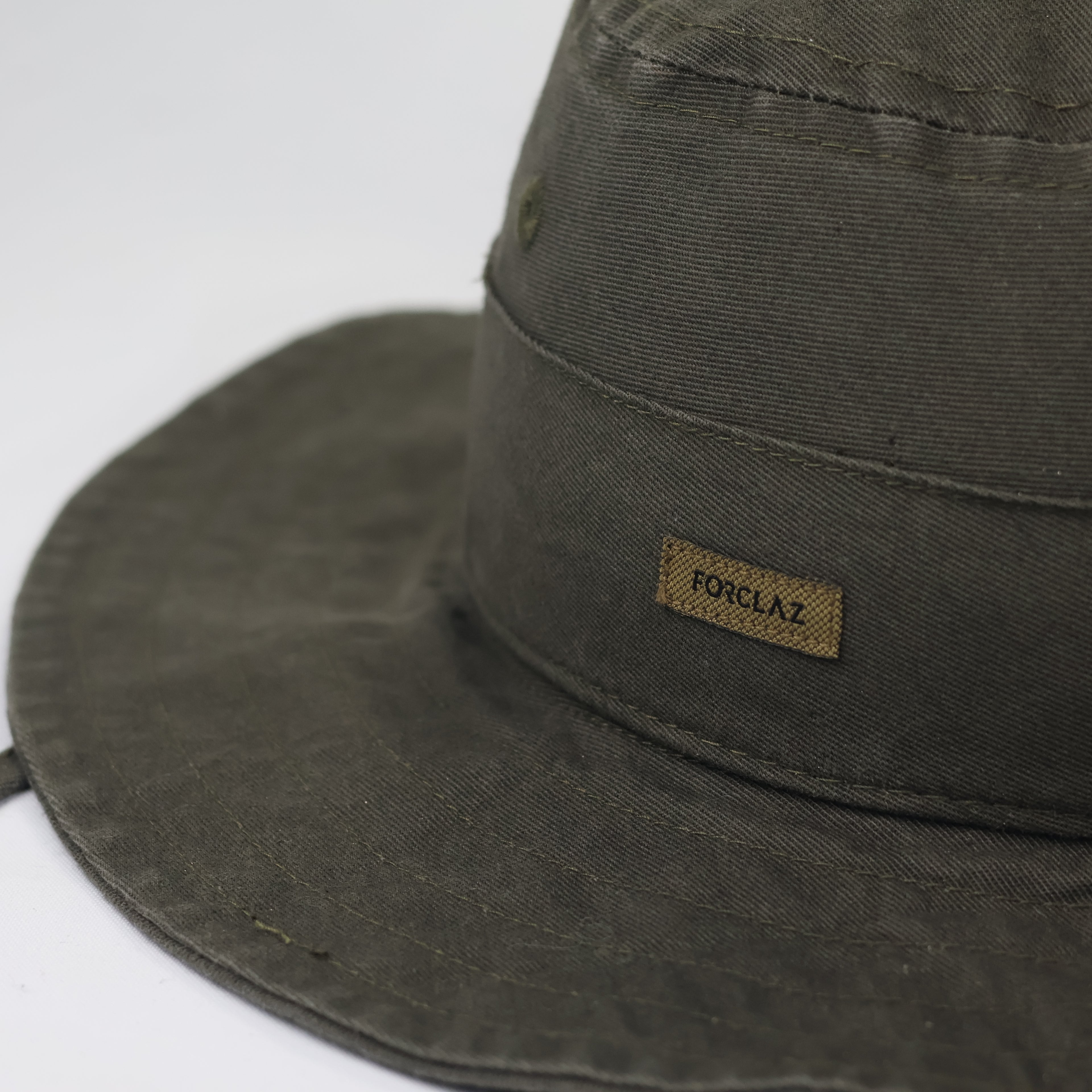 Forclaz by Decathlon Outdoor Thrifted Sun Hat with Chin Strap - Unisex 56cm