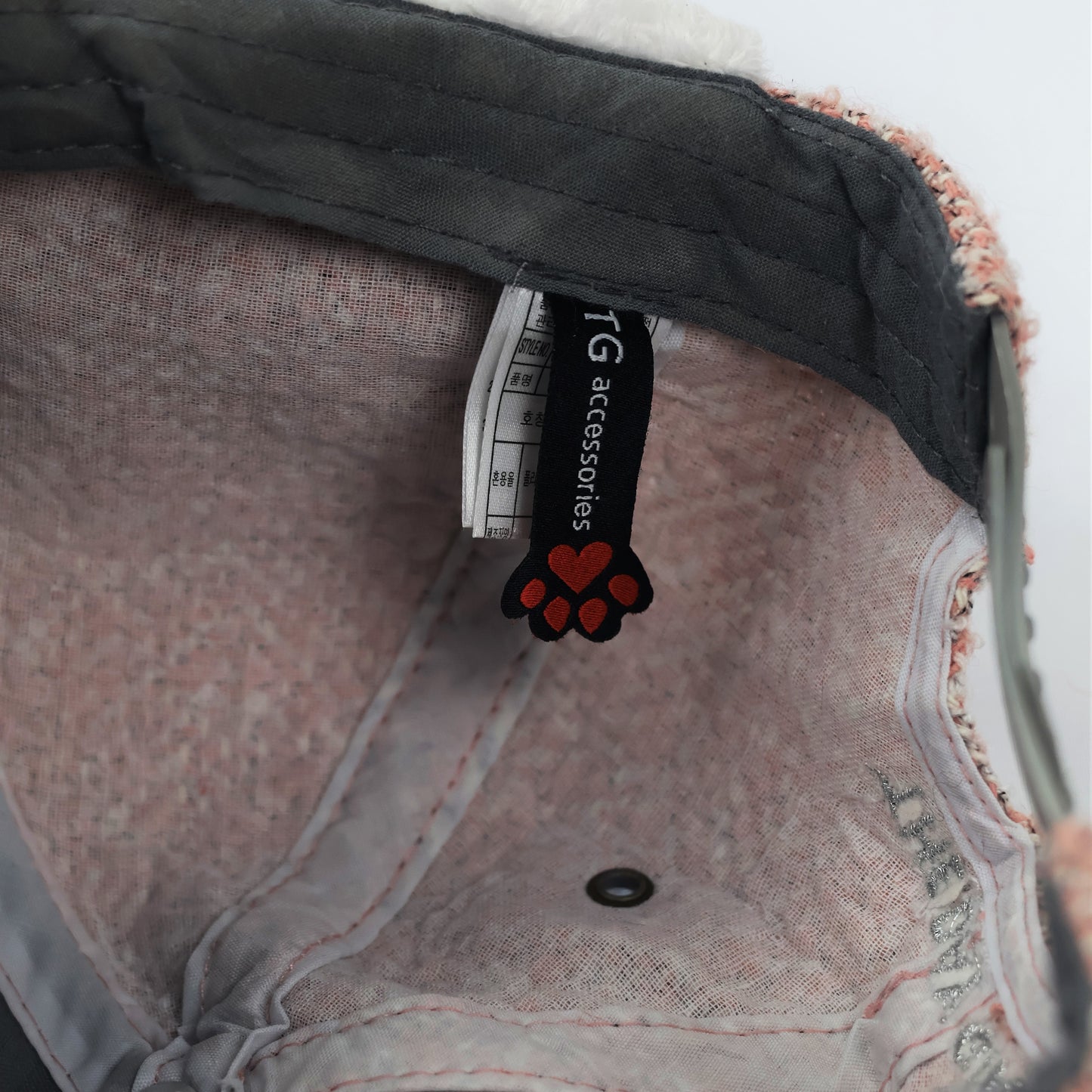 "SWAGON" Earflap Baseball Hat – Textured Tweed with Grey Felt Brim