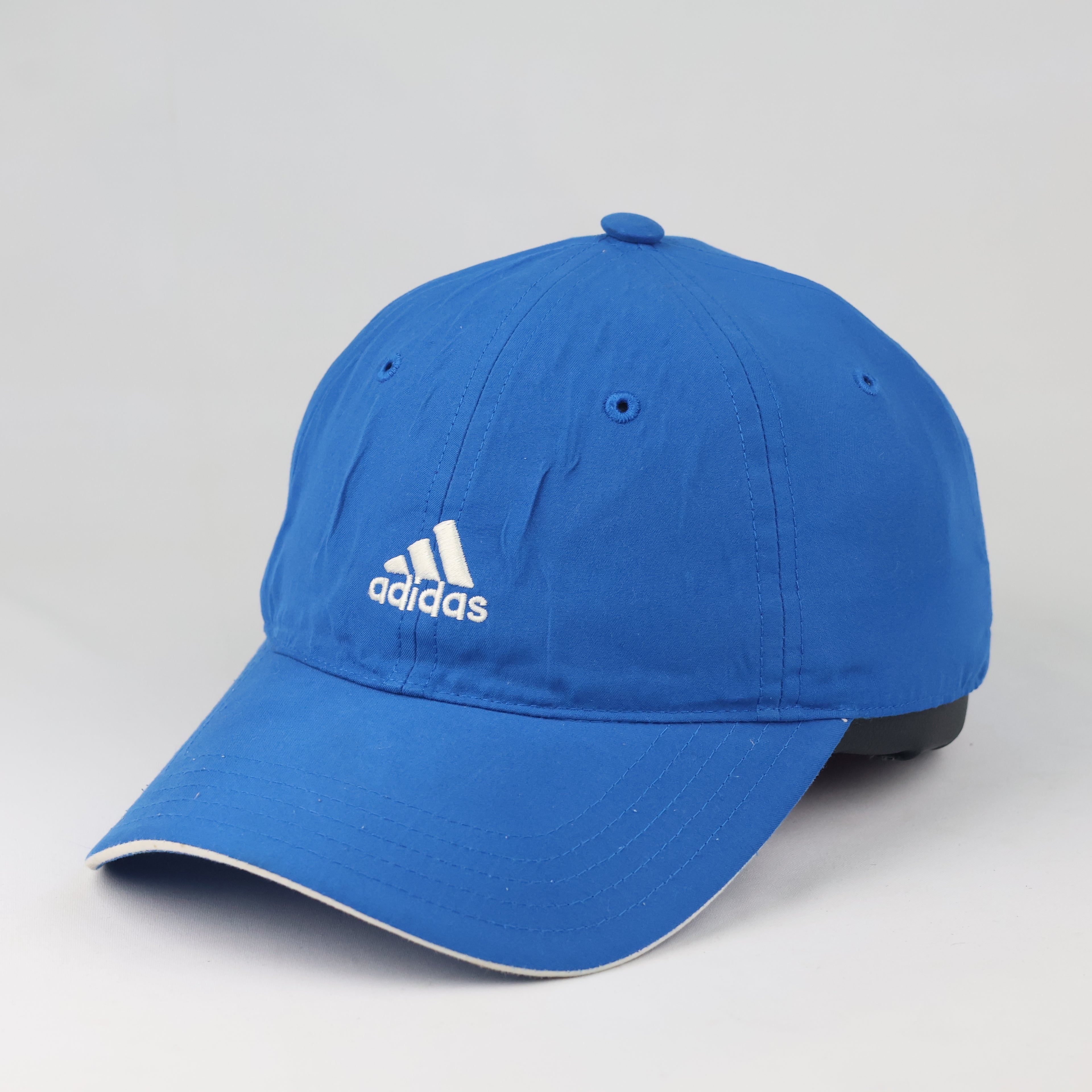Thrifted Adidas Blue Performance Cap - Size 56-58cm