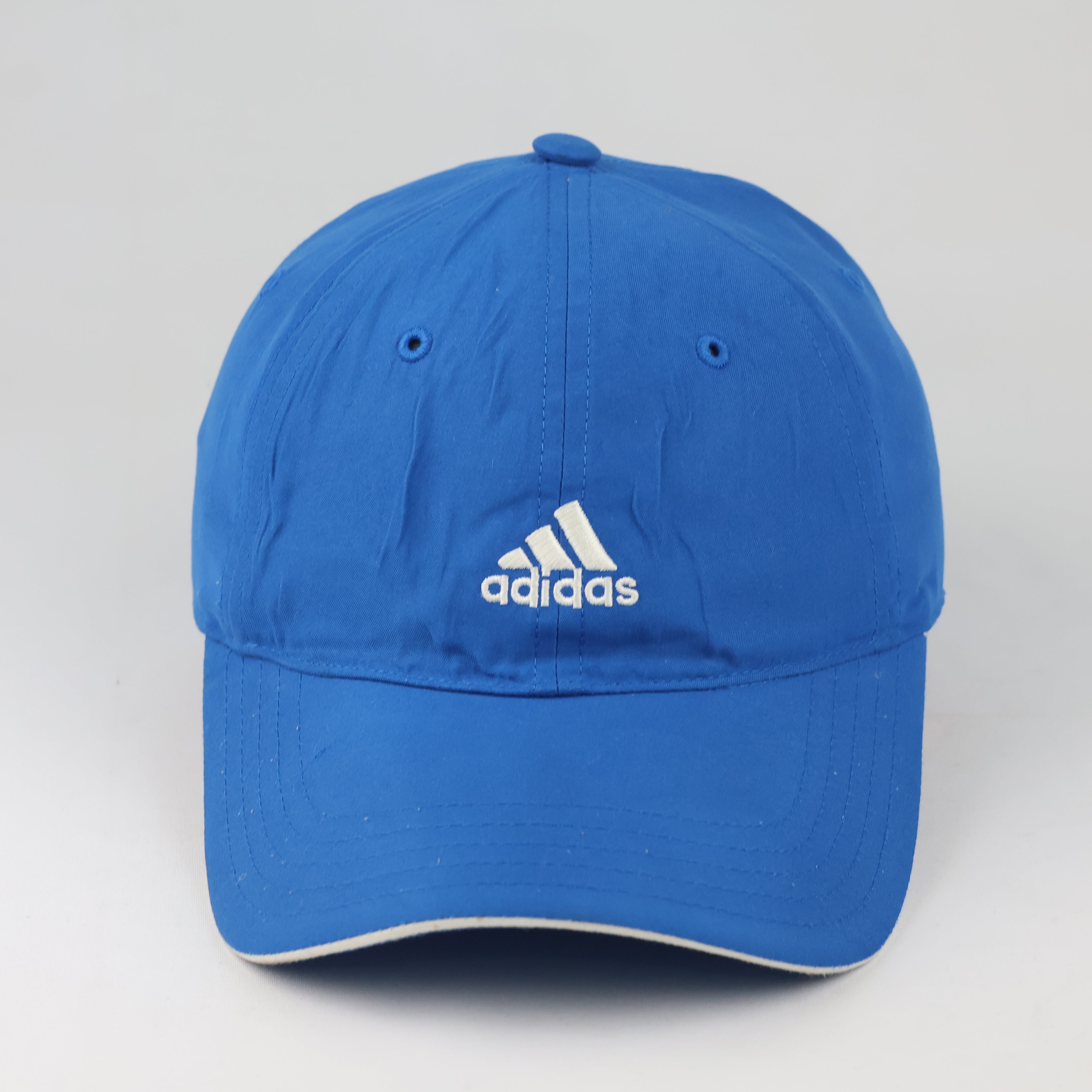 Thrifted Adidas Blue Performance Cap - Size 56-58cm