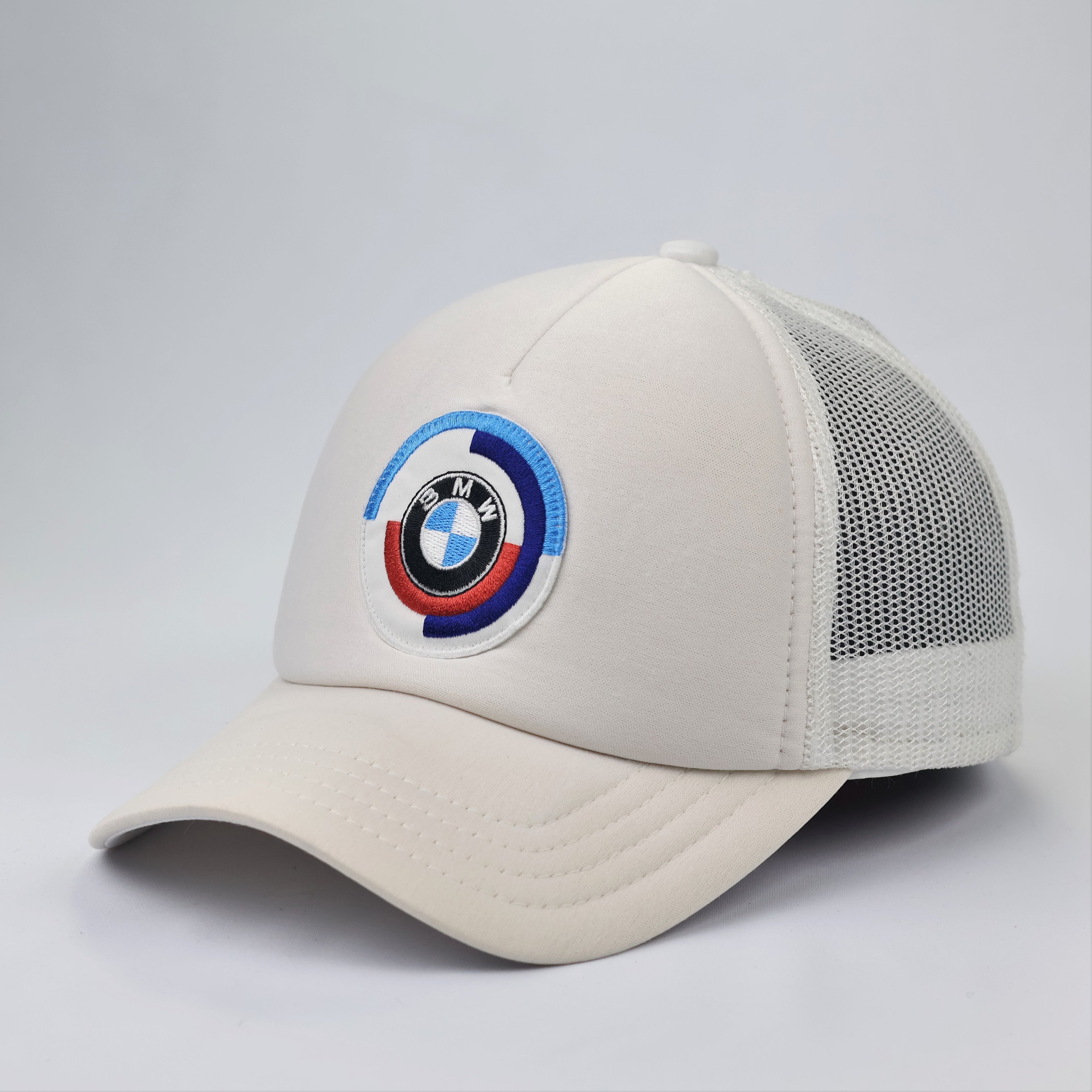 BMW M-Series Embroidered Thrifted Trucker Cap - Adjustable (56-58cm)