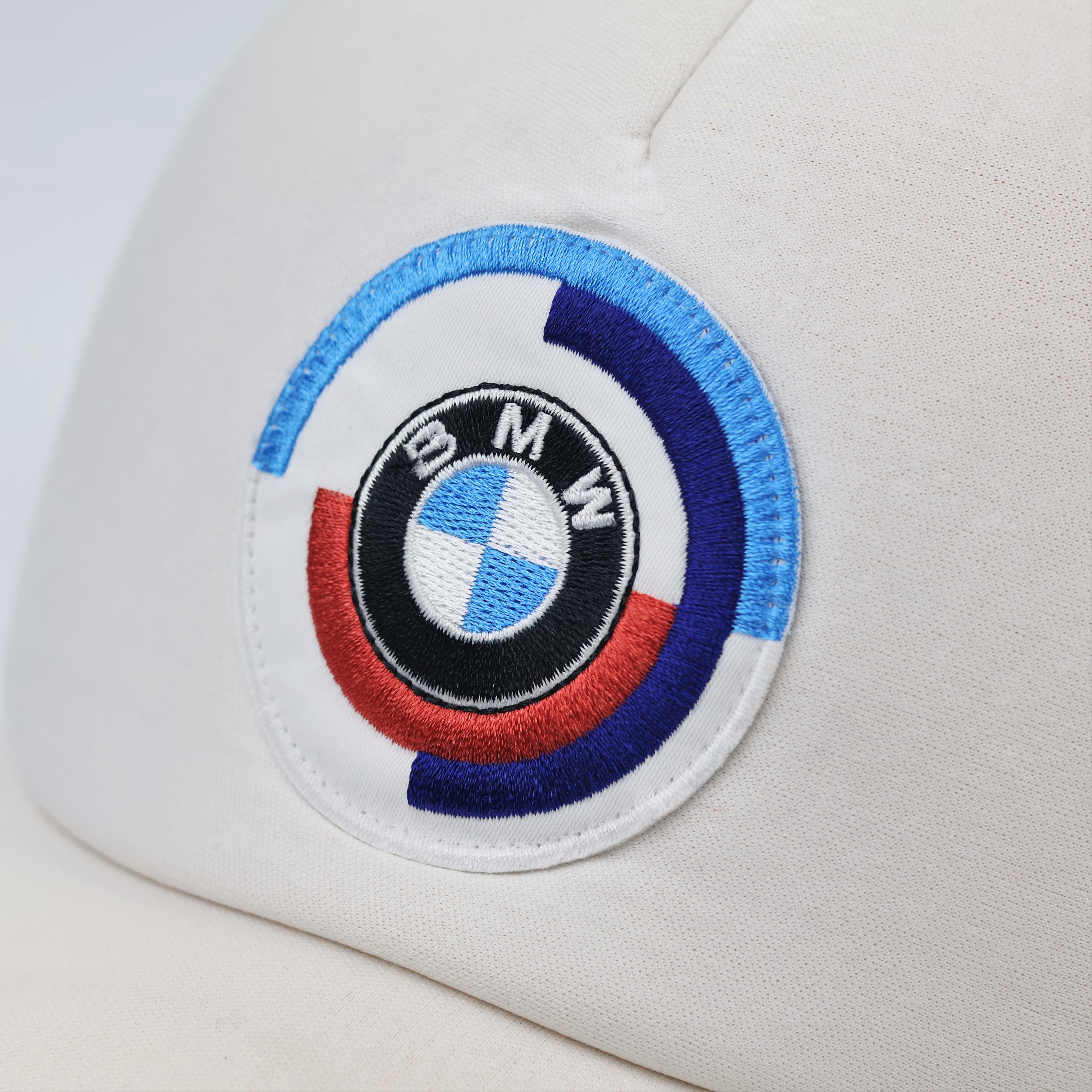 BMW M-Series Embroidered Thrifted Trucker Cap - Adjustable (56-58cm)