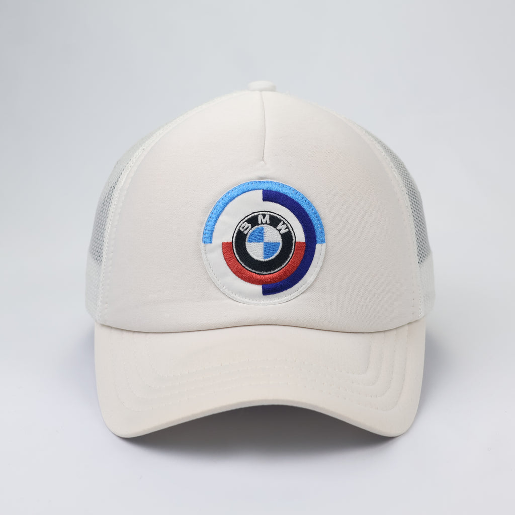 BMW M-Series Embroidered Thrifted Trucker Cap - Adjustable (56-58cm)