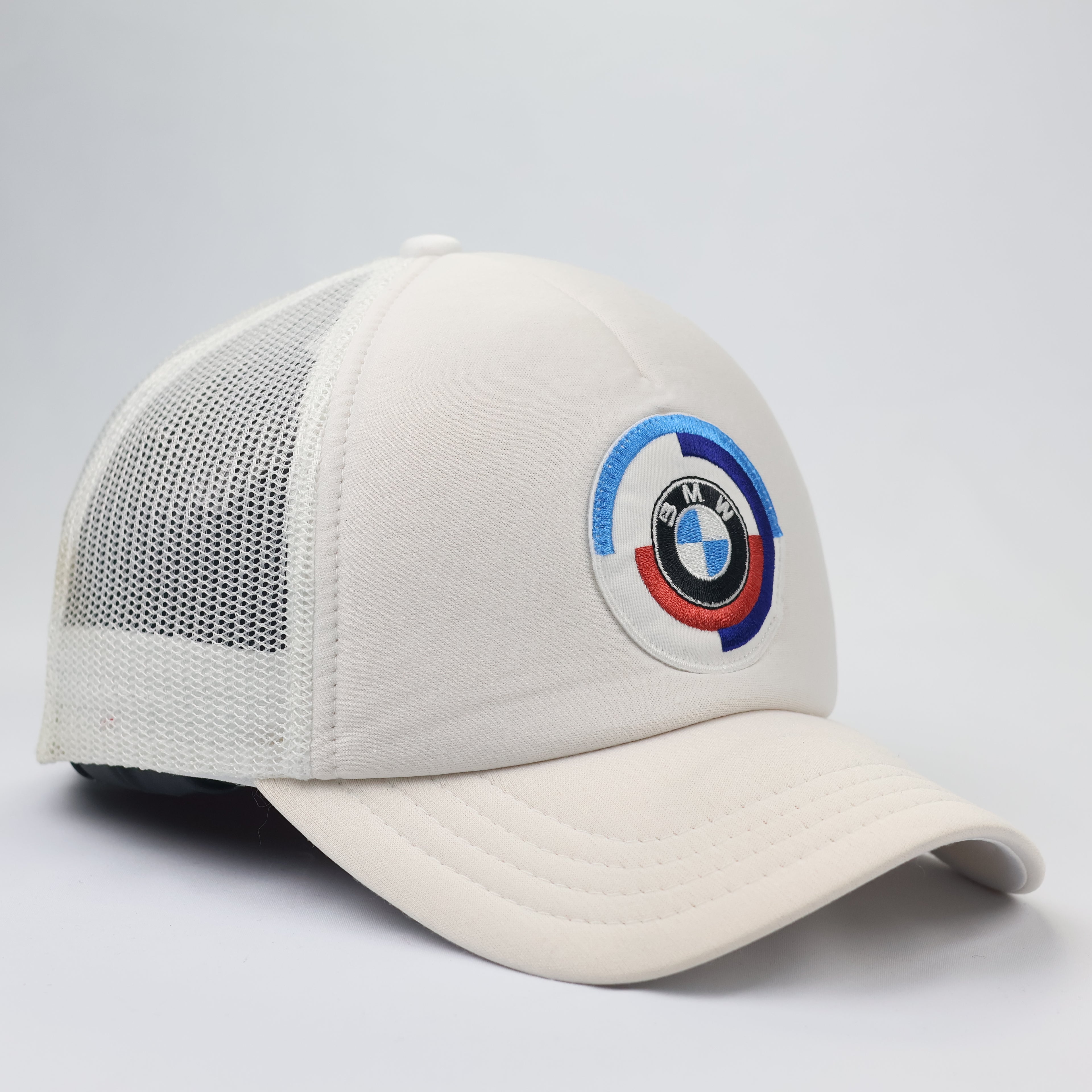 BMW M-Series Embroidered Thrifted Trucker Cap - Adjustable (56-58cm)