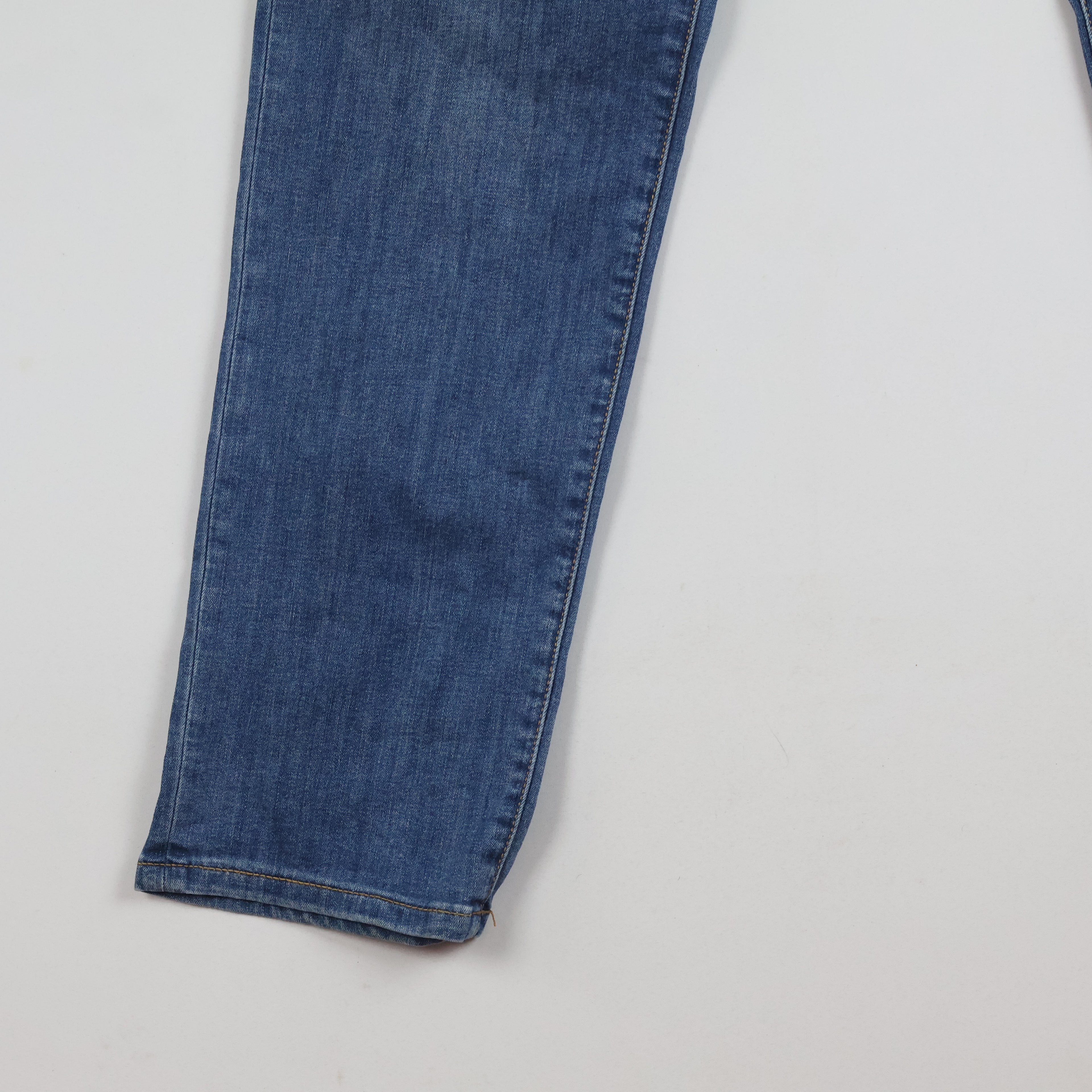 Thrifted Topten Men's Blue Straight Leg Denim Jeans 32 Waist/ J1009