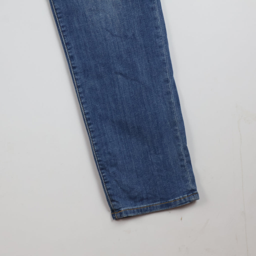 Thrifted Topten Men's Blue Straight Leg Denim Jeans 32 Waist/ J1009