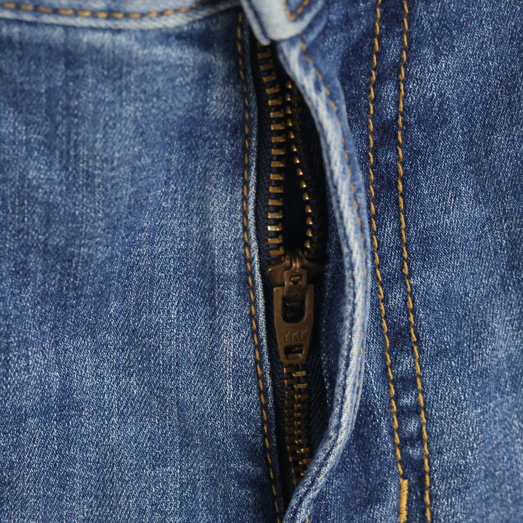 Thrifted Topten Men's Blue Straight Leg Denim Jeans 32 Waist/ J1009