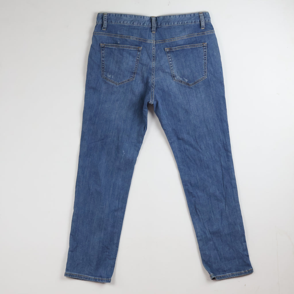 Thrifted Topten Men's Blue Straight Leg Denim Jeans 32 Waist/ J1009
