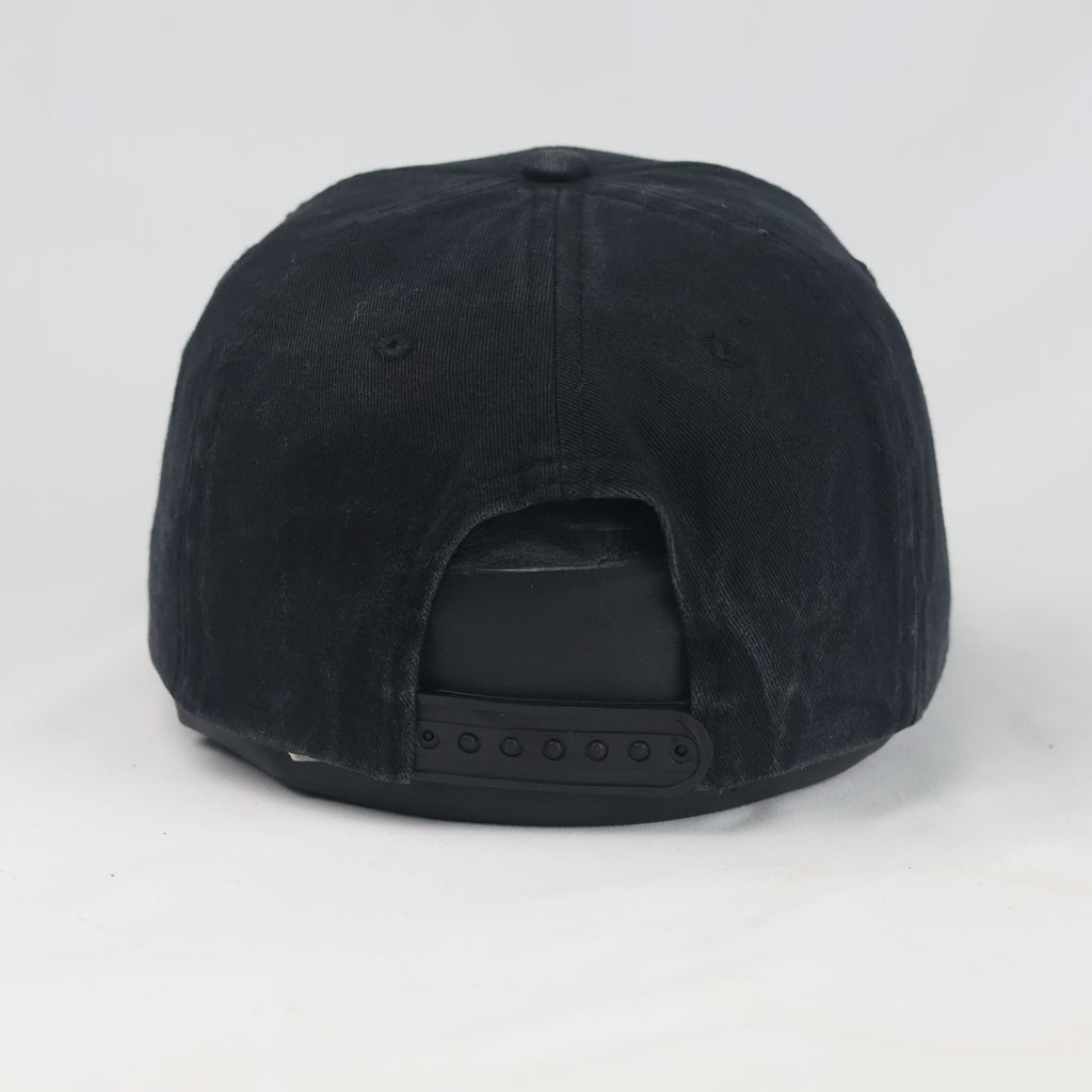 Thrifted FSBN Black Snapback Cap with NOPE Embroidery (56-57 cm) |10714