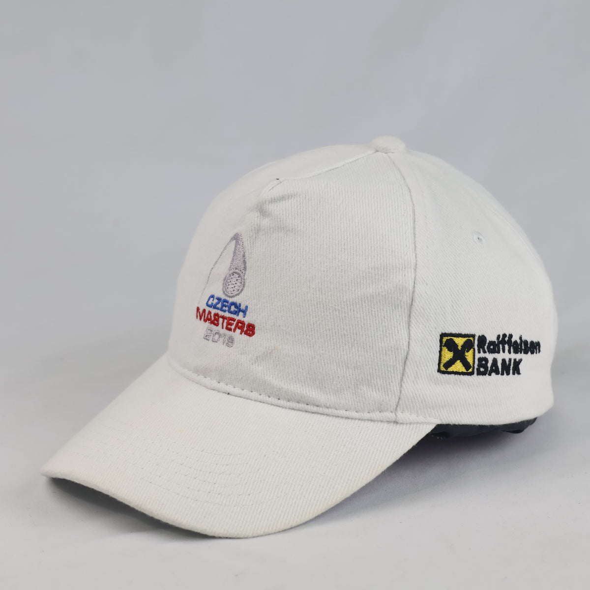 Thrifted Malfini Czech Masters 2019 White Golf Cap (56-57 cm) | 10741