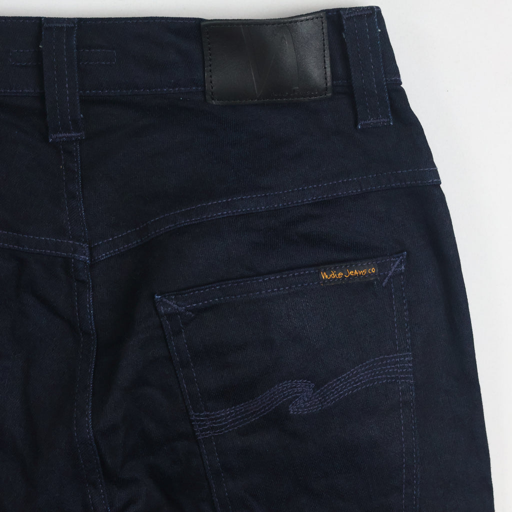 Thrifted Nudie Jeans Co Men's Deep Indigo Blue Slim Jeans Waist: 30-32/ J1010
