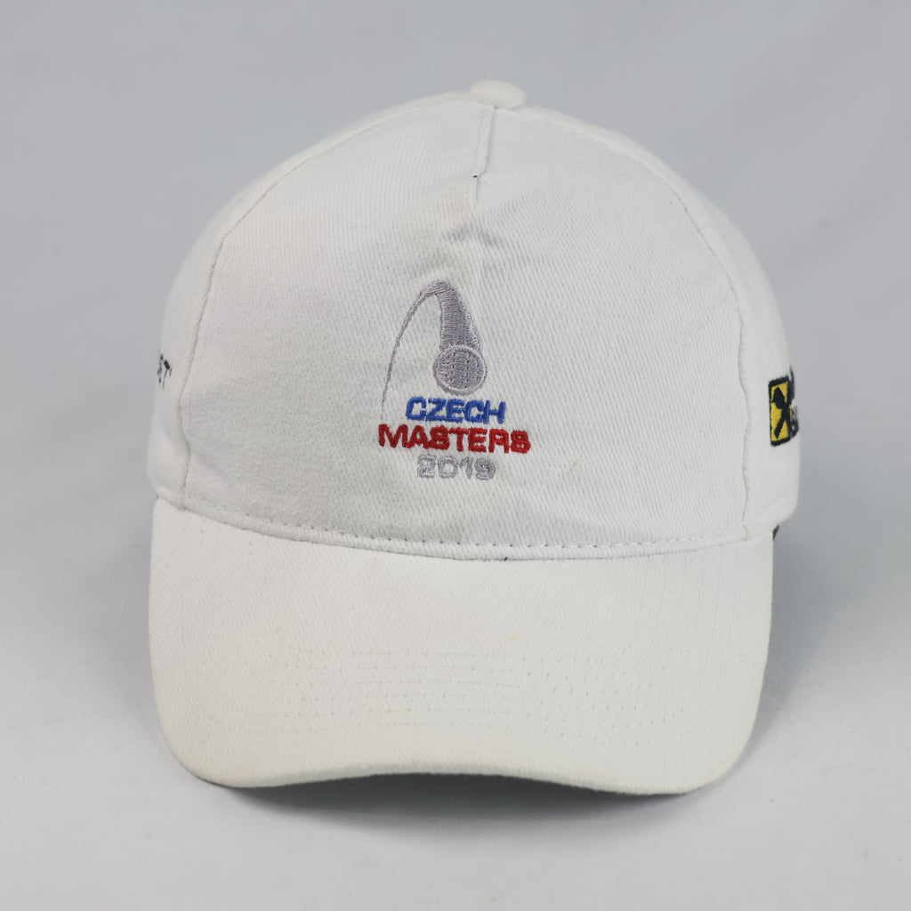 Thrifted Malfini Czech Masters 2019 White Golf Cap (56-57 cm) | 10741