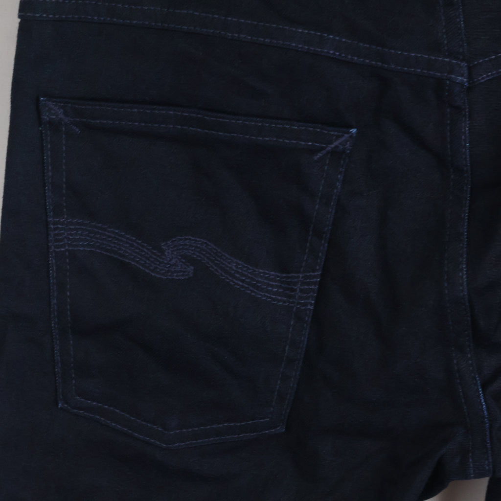 Thrifted Nudie Jeans Co Men's Deep Indigo Blue Slim Jeans Waist: 30-32/ J1010