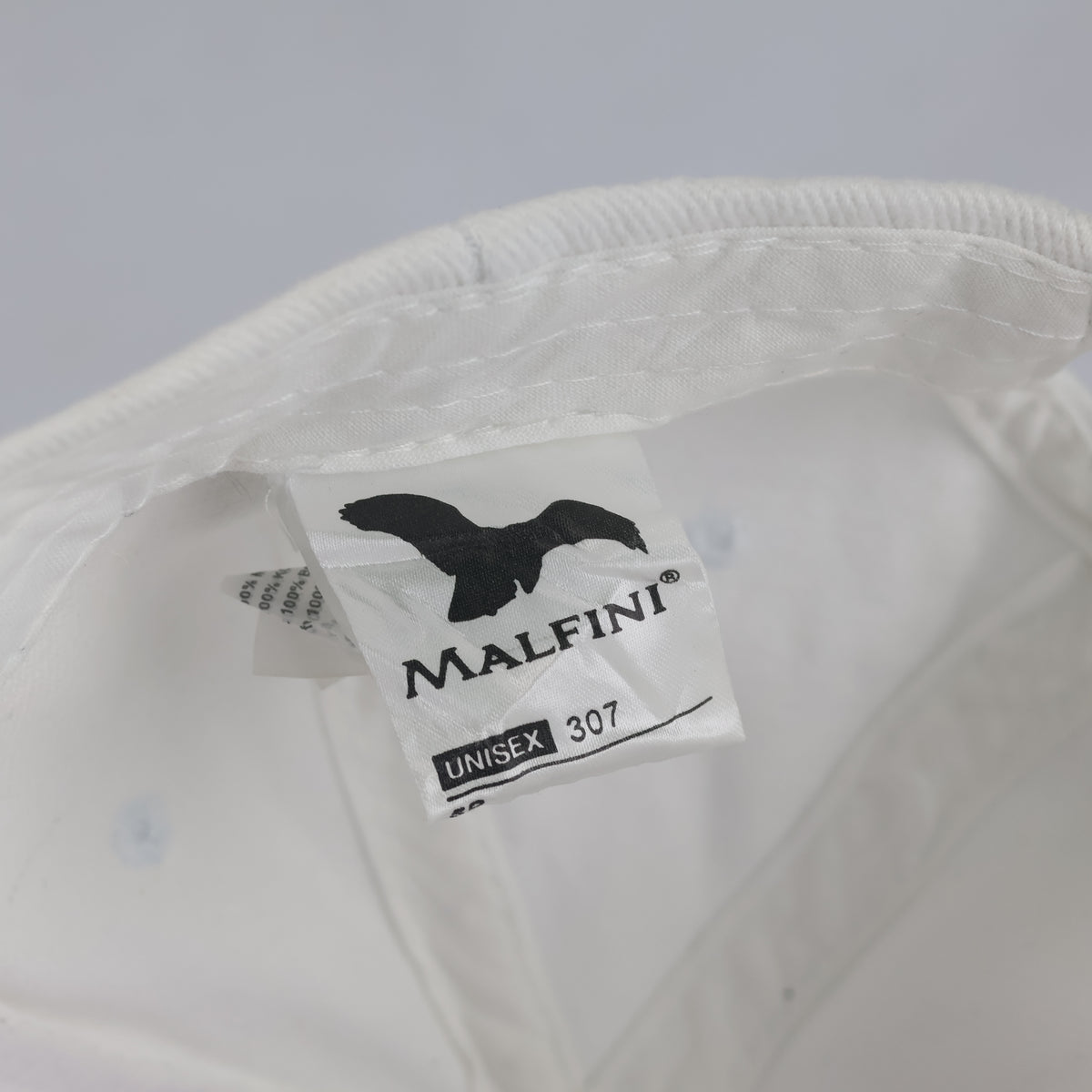 Thrifted Malfini Czech Masters 2019 White Golf Cap (56-57 cm) | 10741