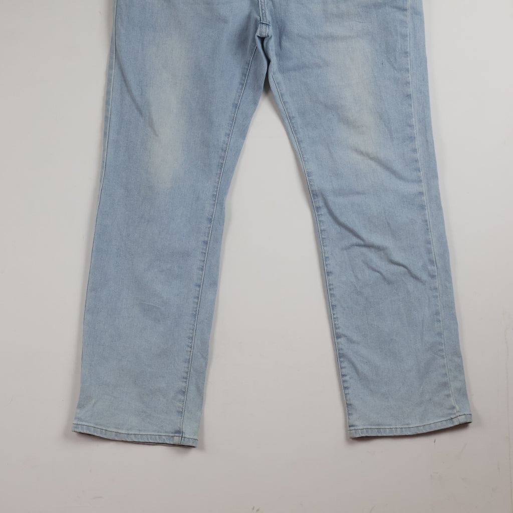 Thrifted Caret Men's Light Blue Denim Jeans 36 Waist/ J1011