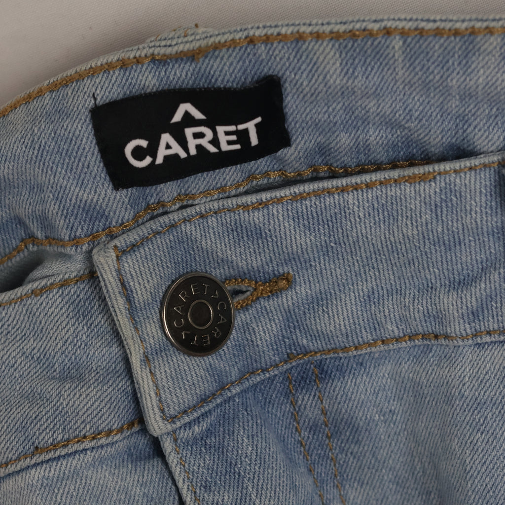 Thrifted Caret Men's Light Blue Denim Jeans 36 Waist/ J1011
