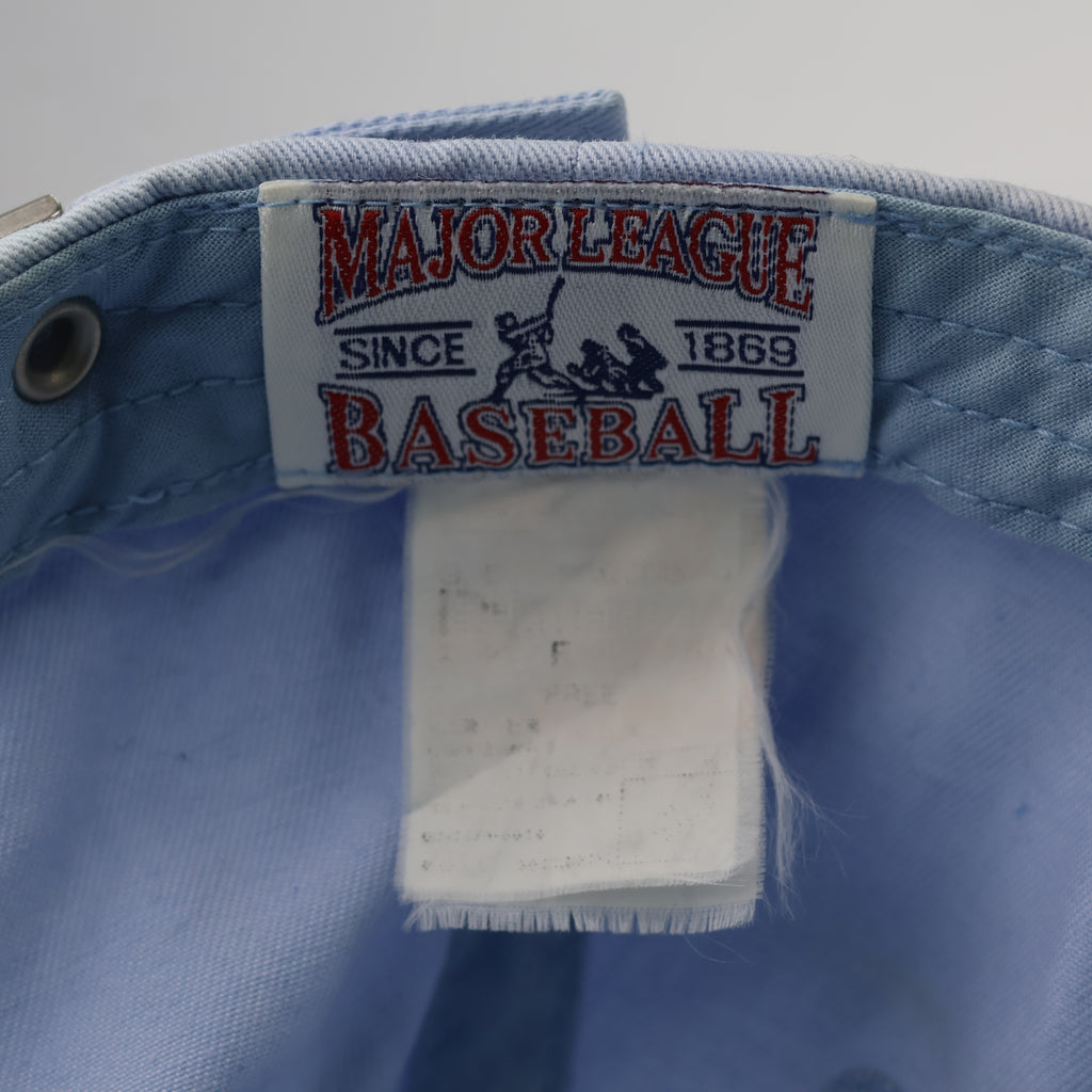 LA Dodgers MLB Pastel Blue Thrifted Baseball Hat - Cute Kawaii Bear Embroidery