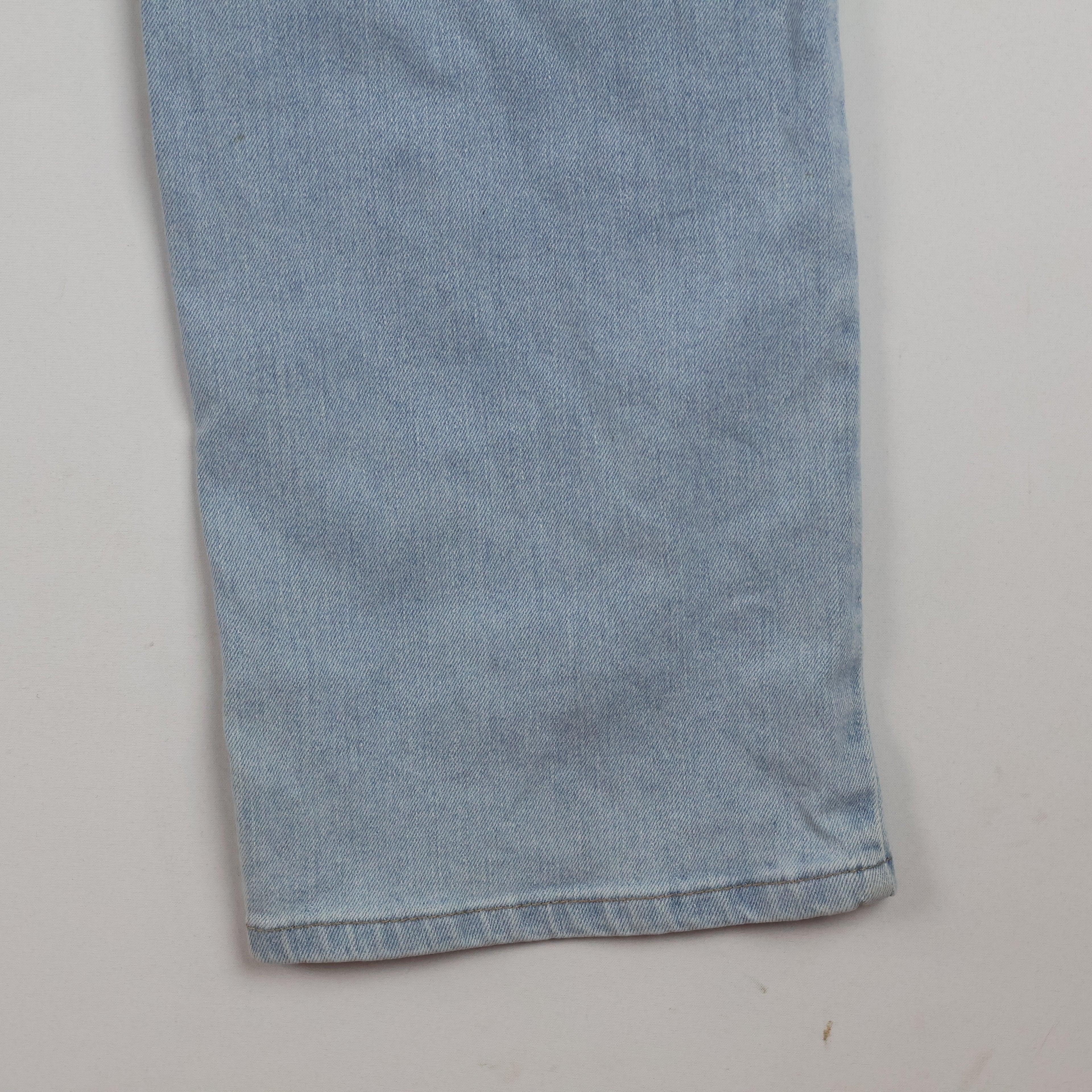 Thrifted Caret Men's Light Blue Denim Jeans 36 Waist/ J1011