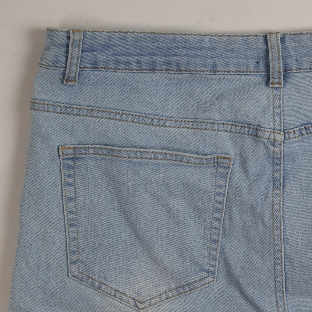 Thrifted Caret Men's Light Blue Denim Jeans 36 Waist/ J1011