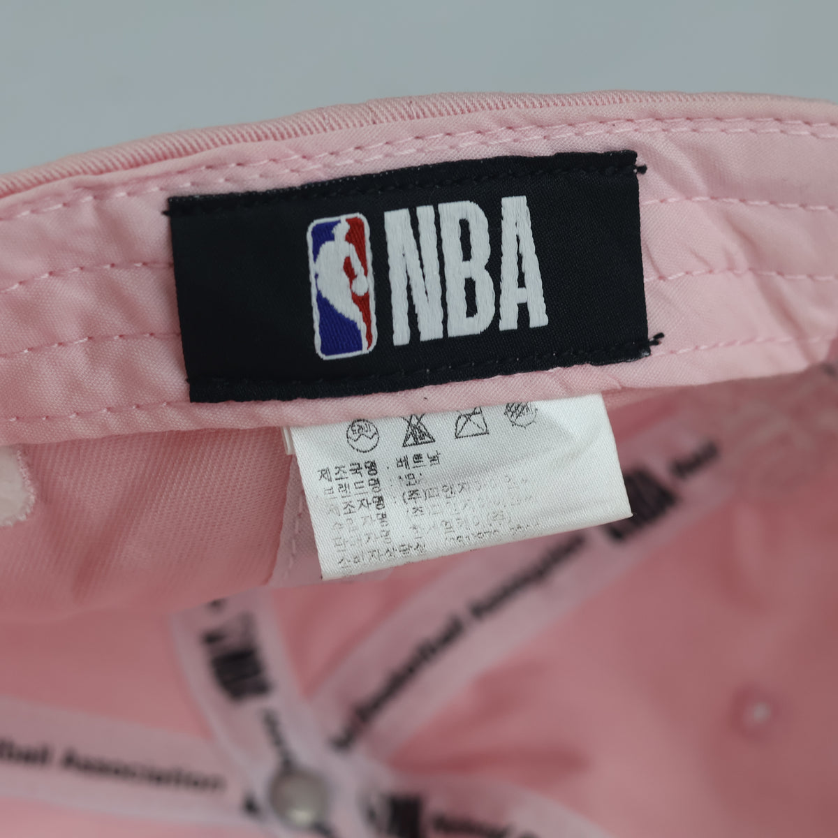 Thrifted NBA Boston Celtics Pink Strapback Cap (57-58 cm) |10732