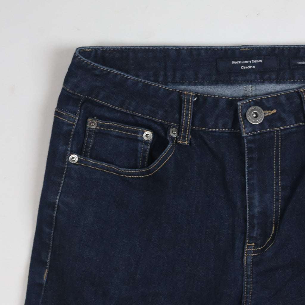 Thrifted Clride.n Men's Deep Indigo Slim Fit Jeans 30 Waist/ J1012