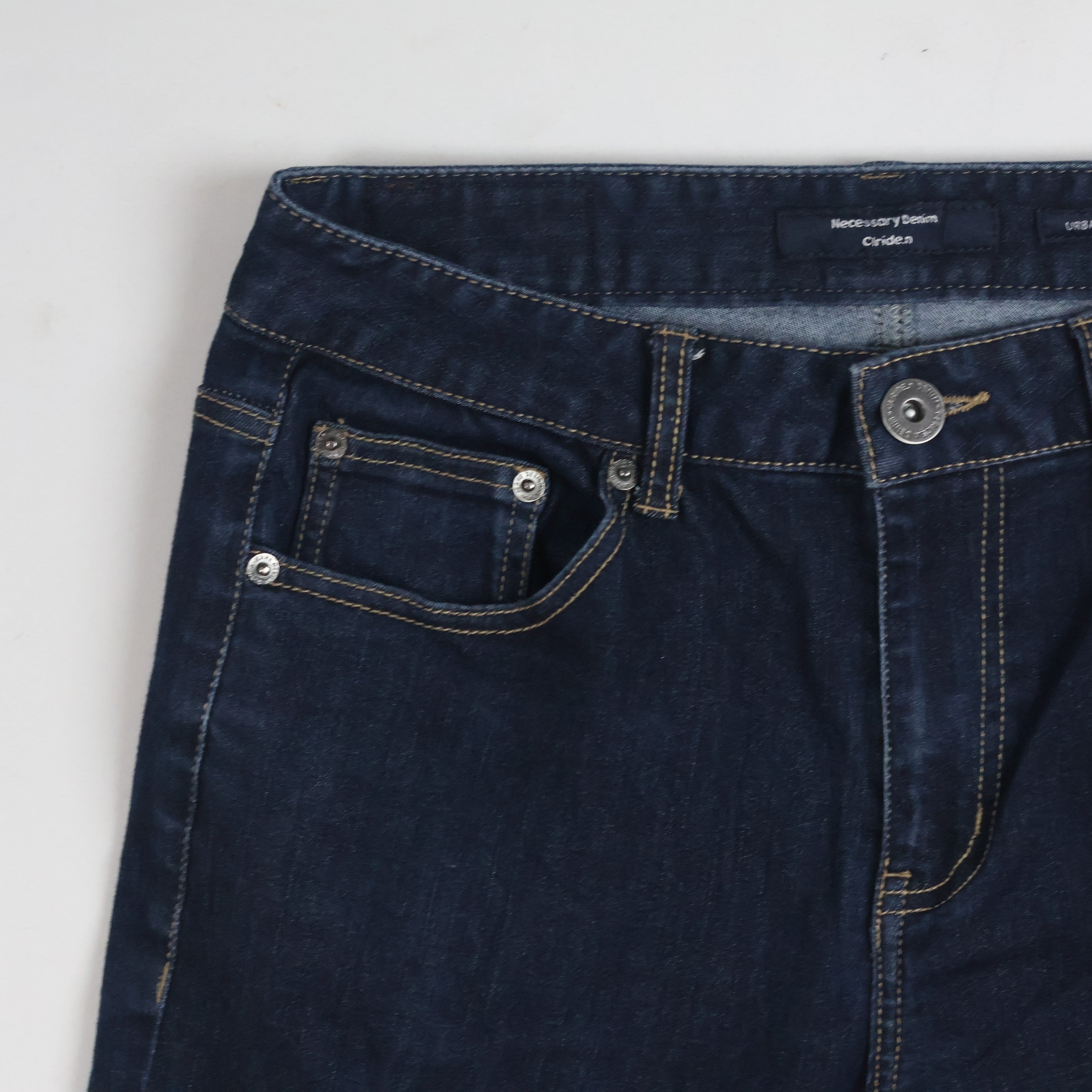 Thrifted Clride.n Men's Deep Indigo Slim Fit Jeans 30 Waist/ J1012
