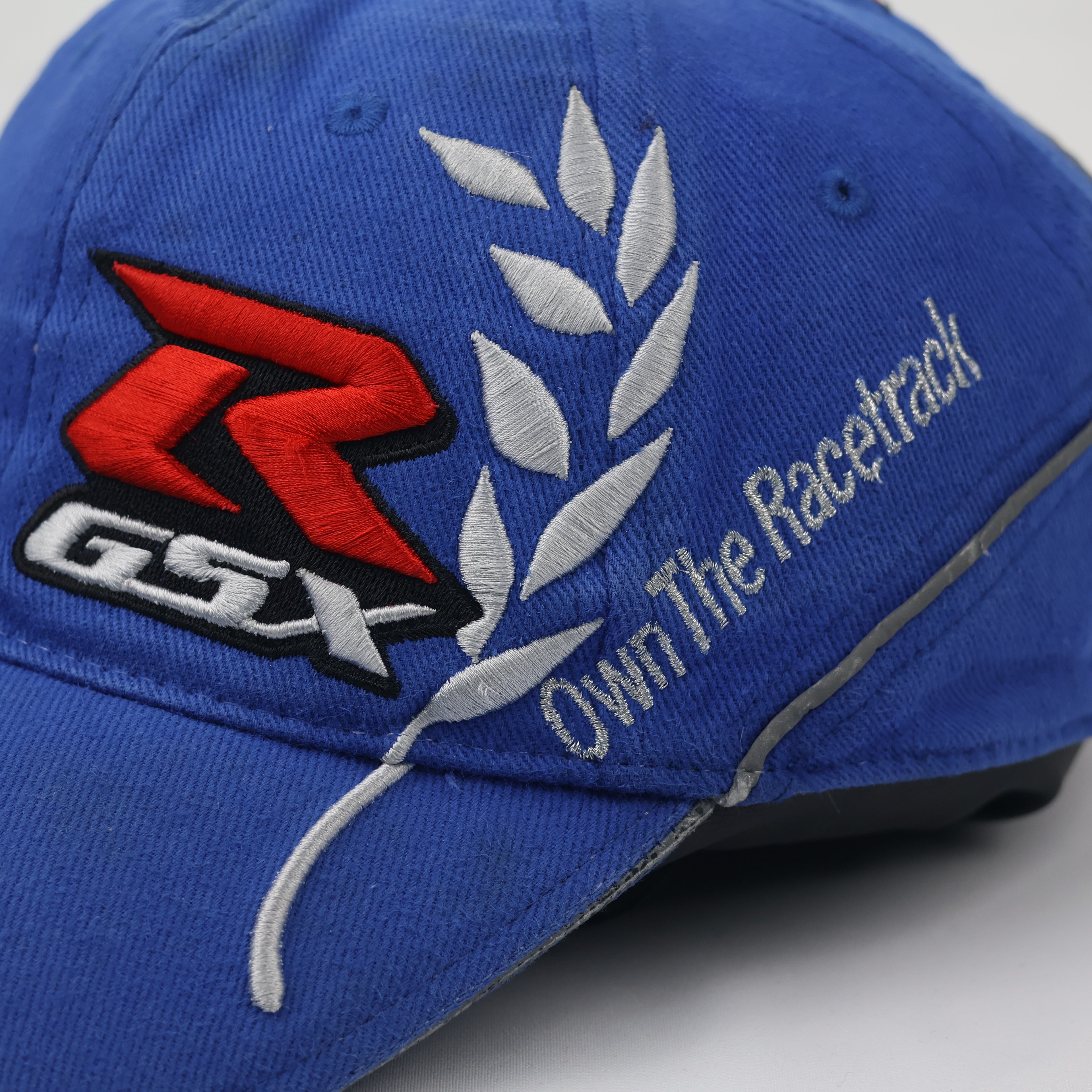 Suzuki GSX-R Motorsport Hat - Blue & Grey Two-Tone Racing Snapback