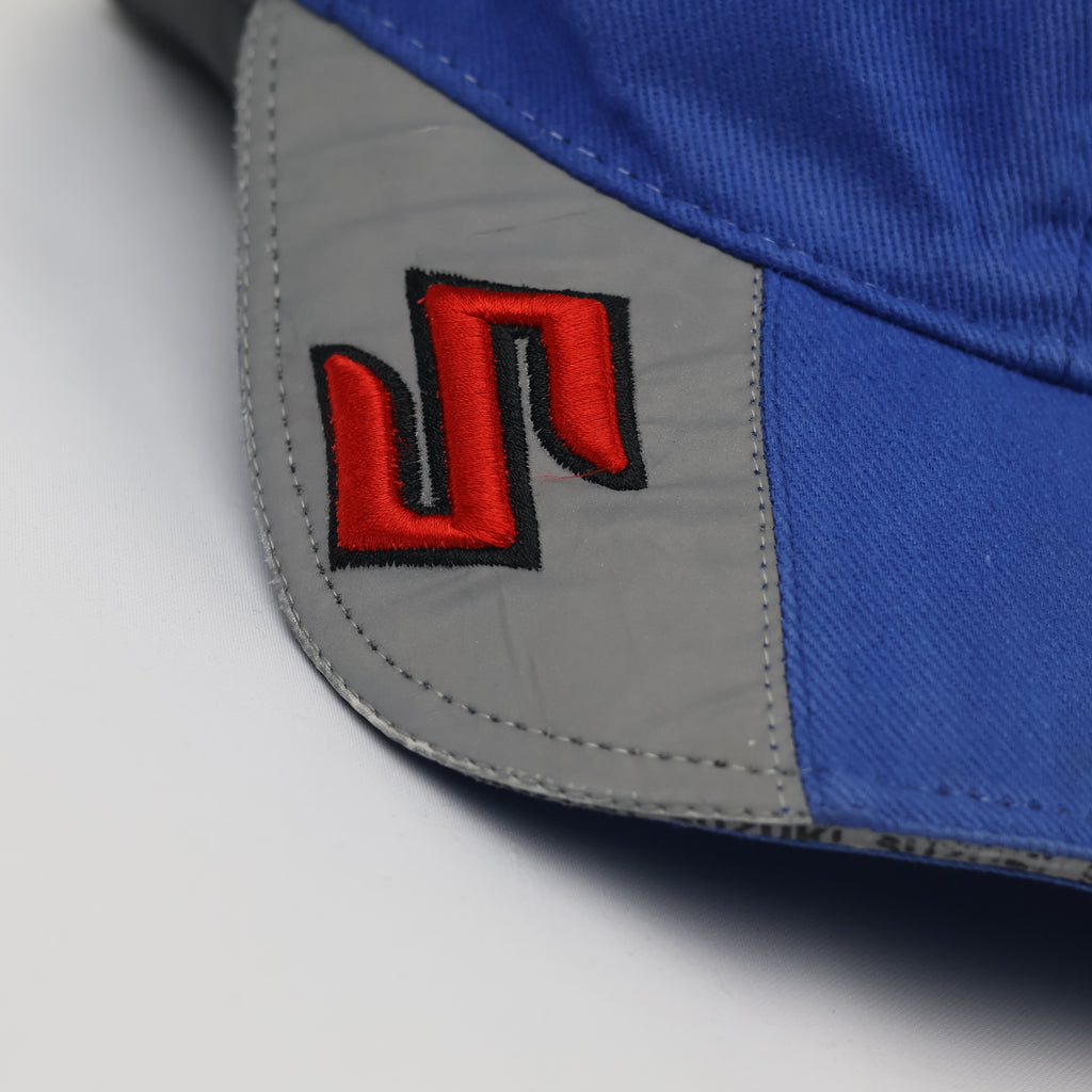 Suzuki GSX-R Motorsport Hat - Blue & Grey Two-Tone Racing Snapback