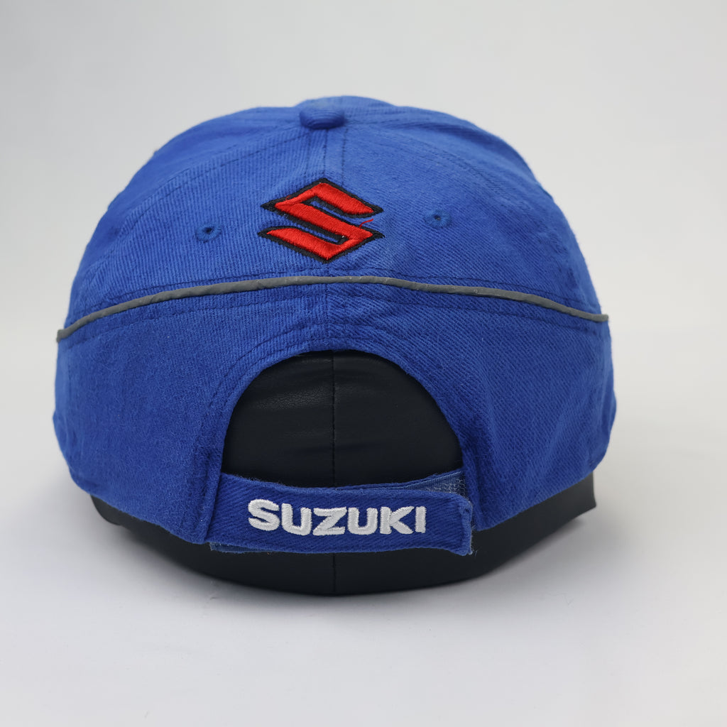 Suzuki GSX-R Motorsport Hat - Blue & Grey Two-Tone Racing Snapback