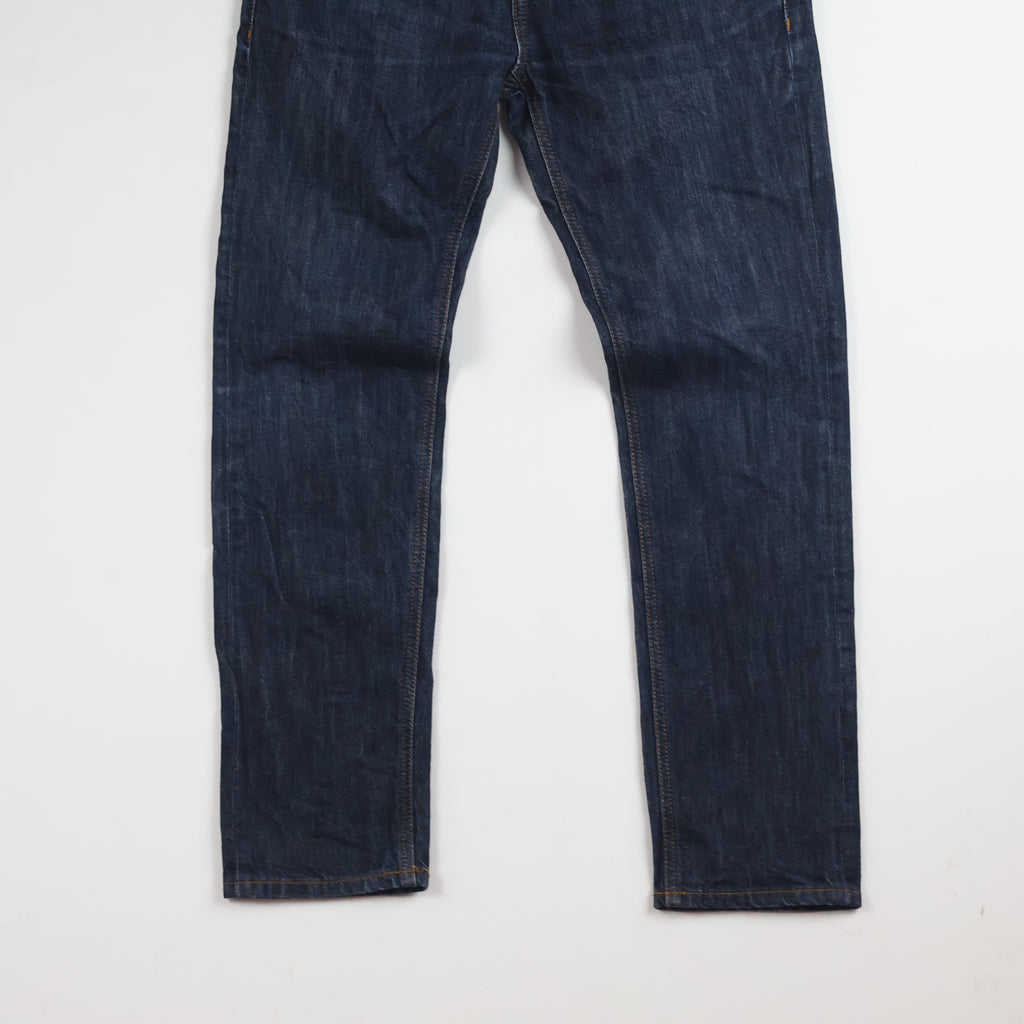 Thrifted Fatalism Men's Deep Indigo Blue Denim Jeans 30 Waist/ J1013