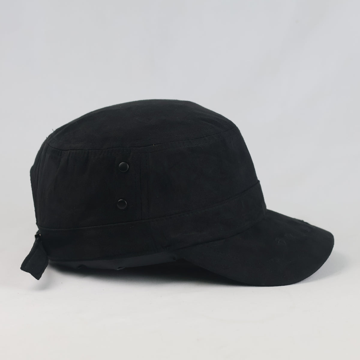 Thrifted  Brookside New York Black Cadet Cap (57-58 cm)  |10742