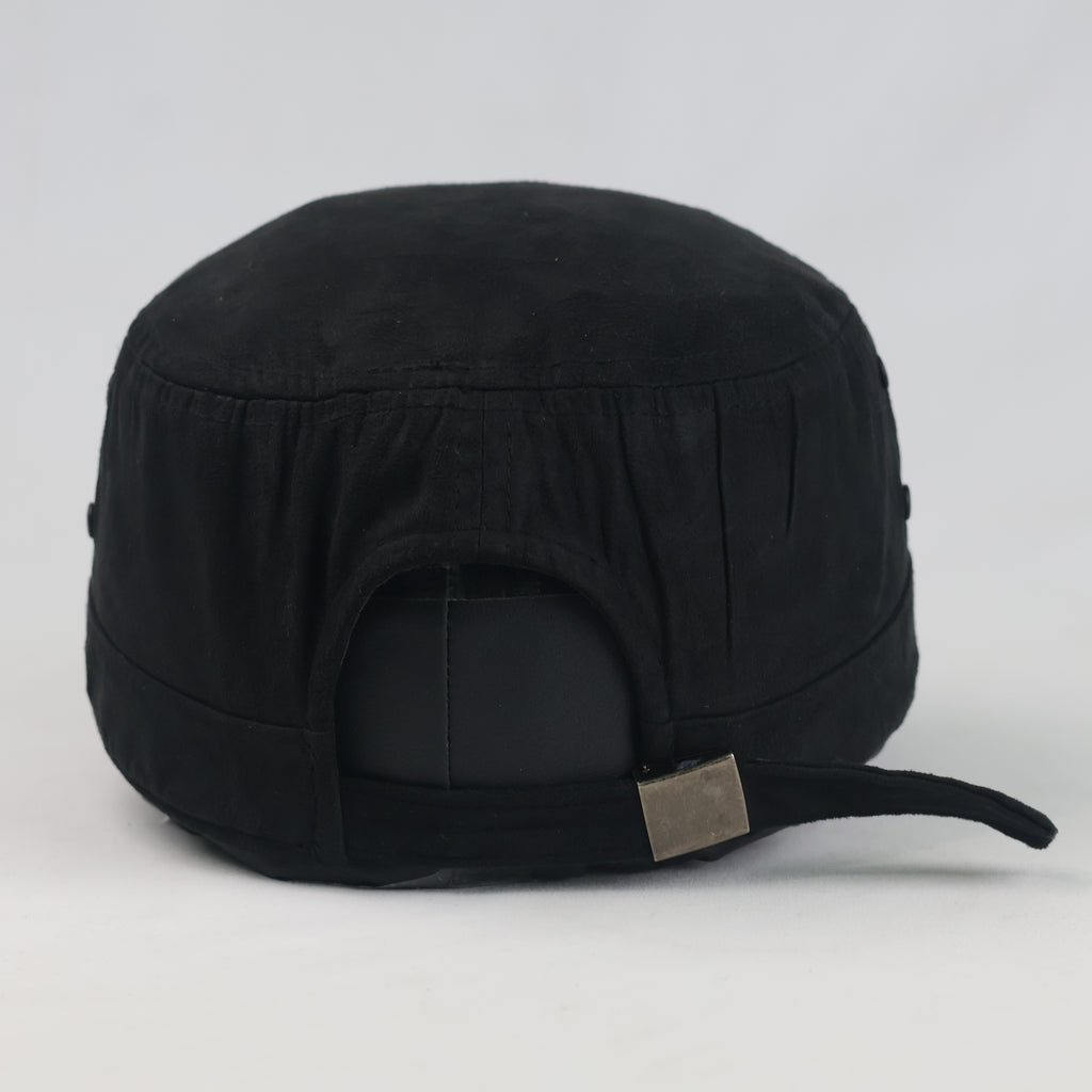 Thrifted  Brookside New York Black Cadet Cap (57-58 cm)  |10742