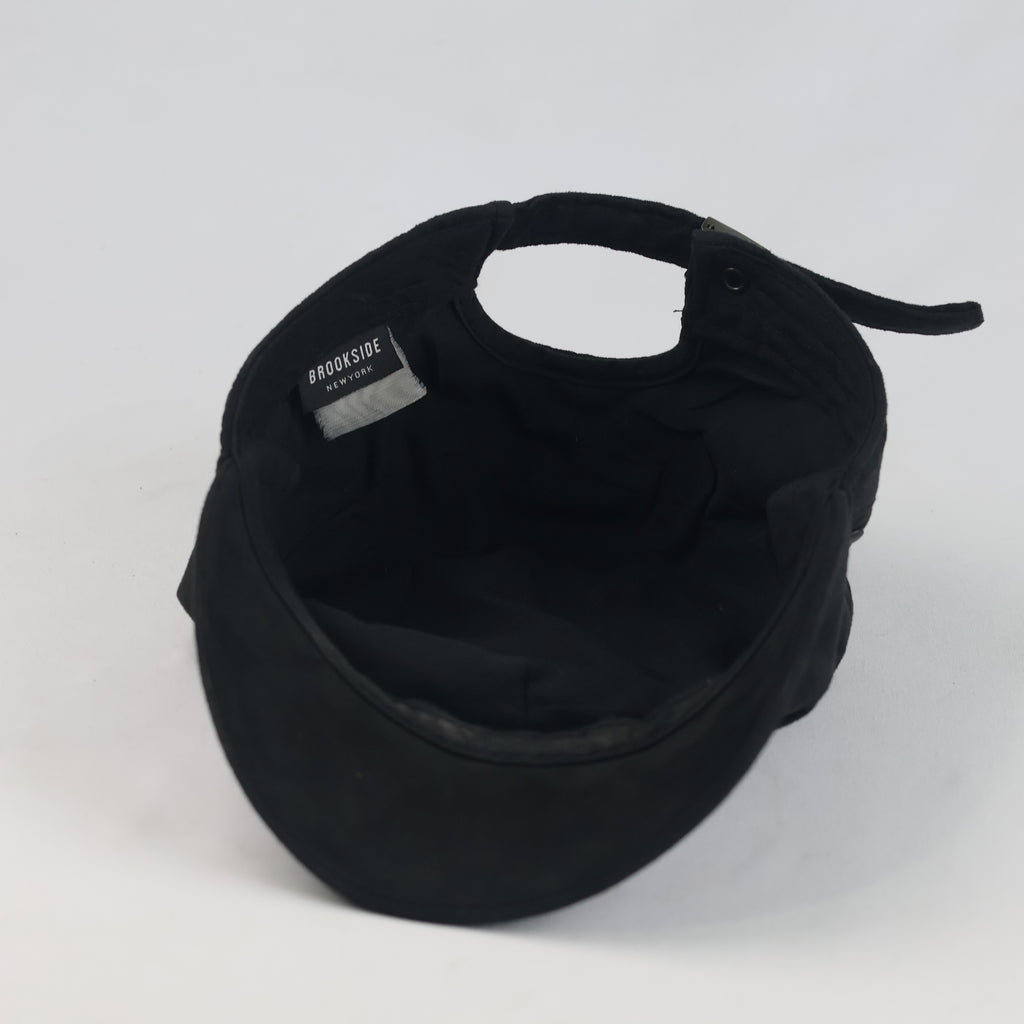 Thrifted  Brookside New York Black Cadet Cap (57-58 cm)  |10742